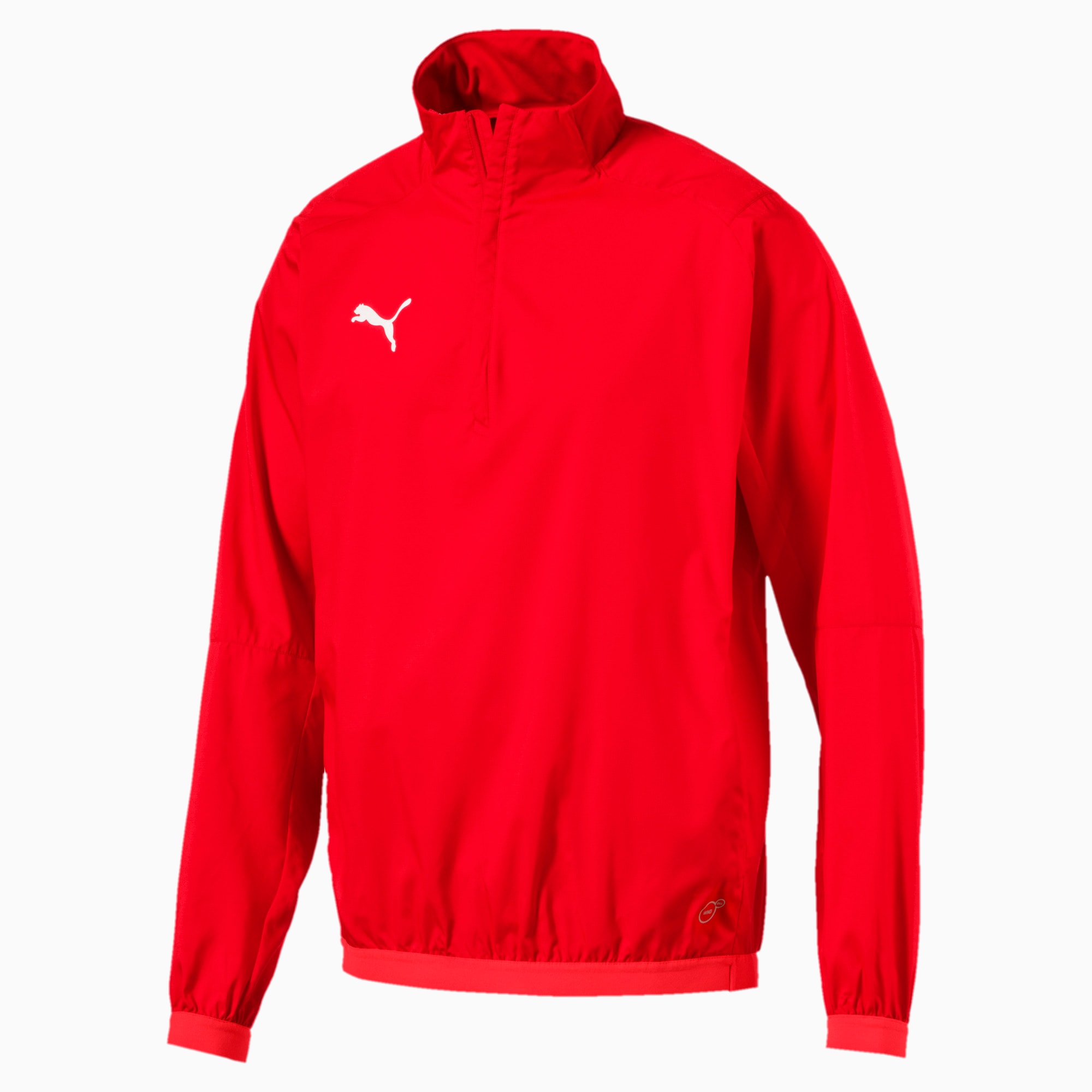 puma -  LIGA Training Quarter Zip Herren Fußball Windbreaker | Mit Aucun | Rot/Weiß | Größe: XL