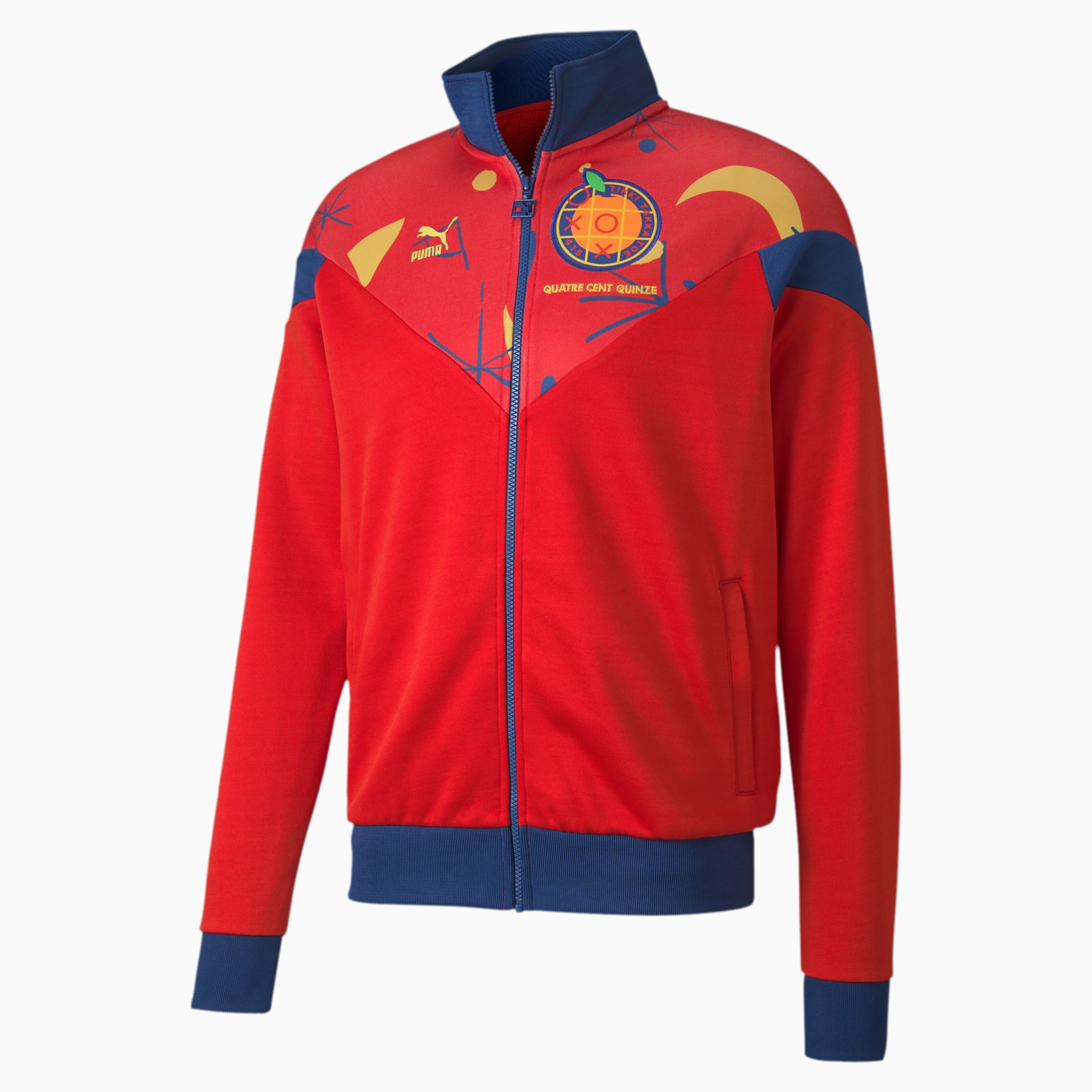 Spain-training jacket for Men, Blue/Red, Size S | PUMA - | StyleSearch