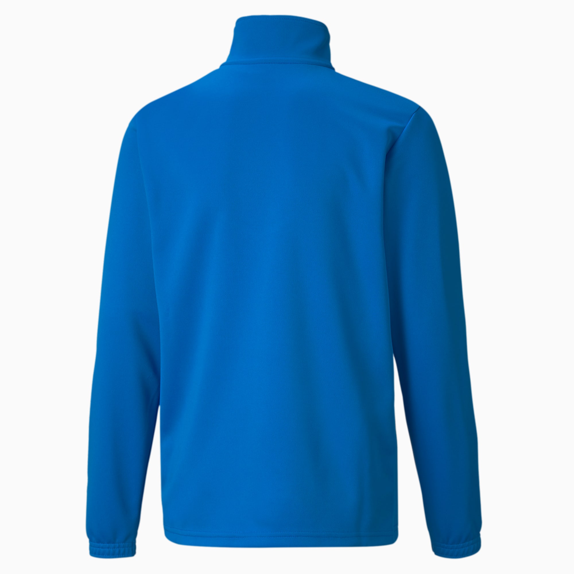 PUMA teamRISE voetbaltop met kwartrits jongeren, Blauw