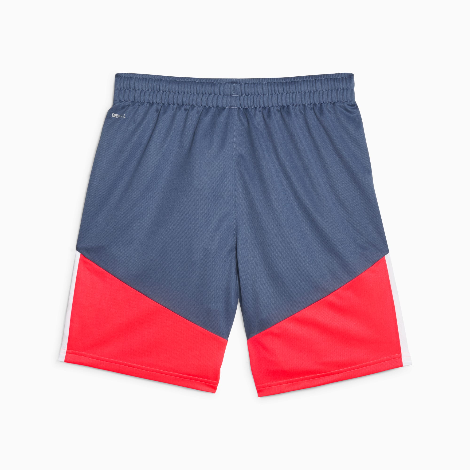 PUMA individualCUP Shorts Heren Sportbroek - Wit/Blauw - Maat XXL