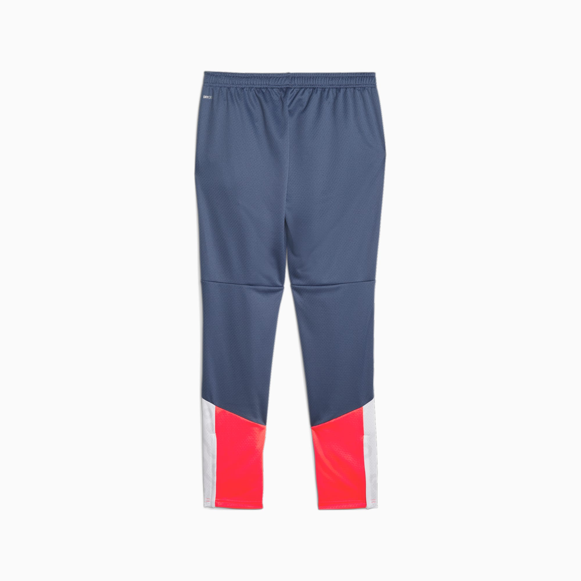 Men's PUMA Individualcup Football Training Pants, White/Inky Blue