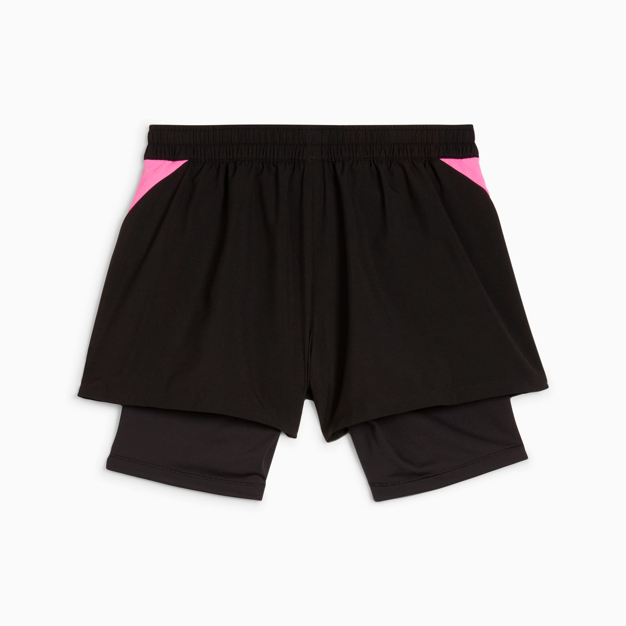 Puma Individual Padel 2in1 Short Dames Zwart Roze