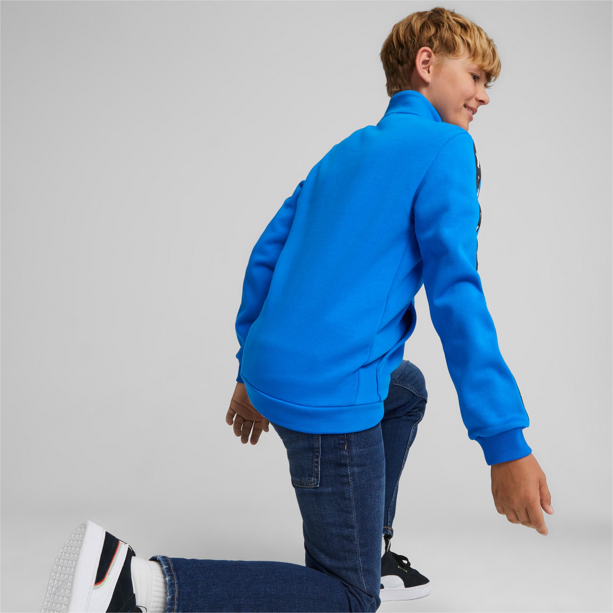 PUMA Tape Jogginganzug Teenager Für Kinder, Blau, Größe: 110, Kleidung