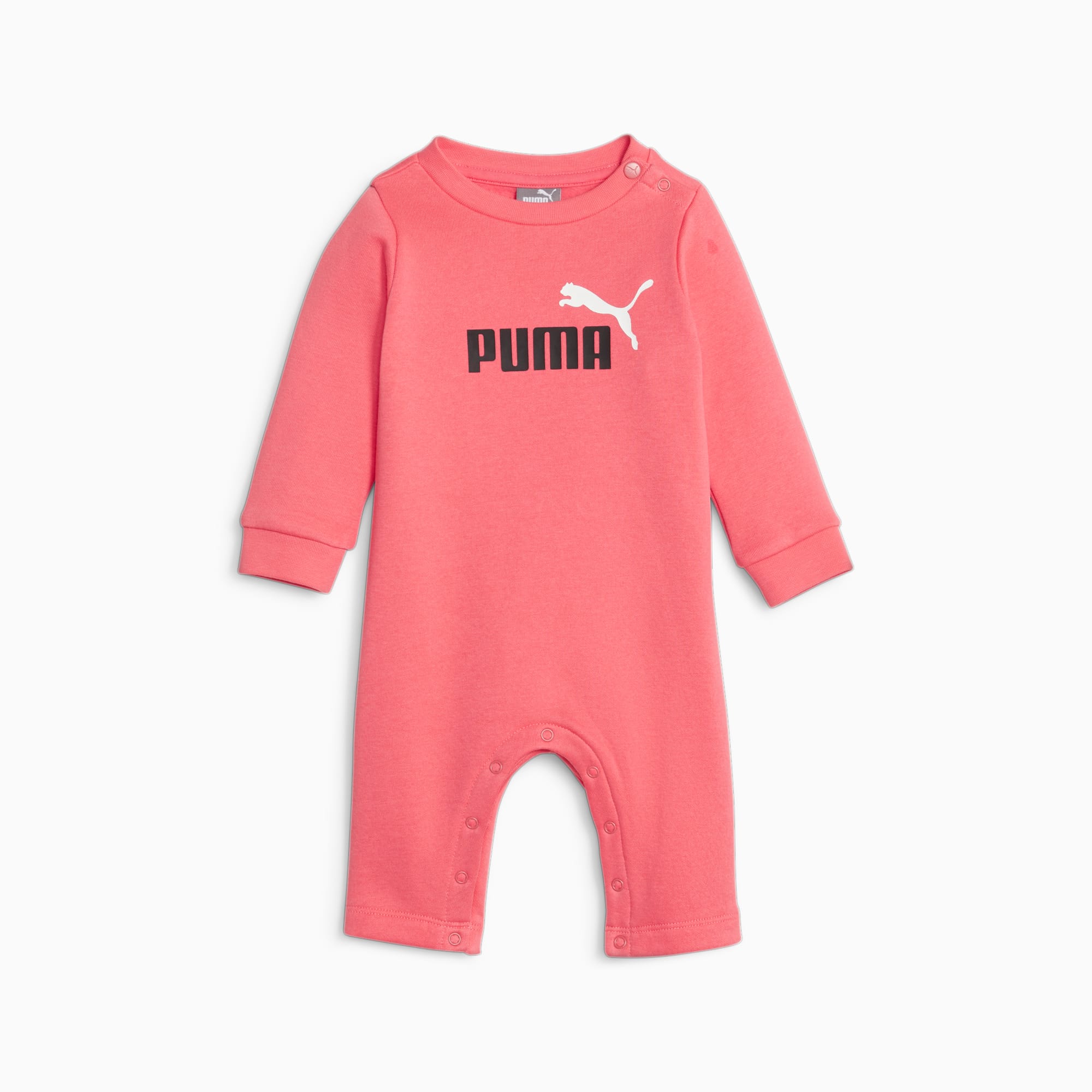 PUMA Minicats Newborn coverall, Electric Blush
