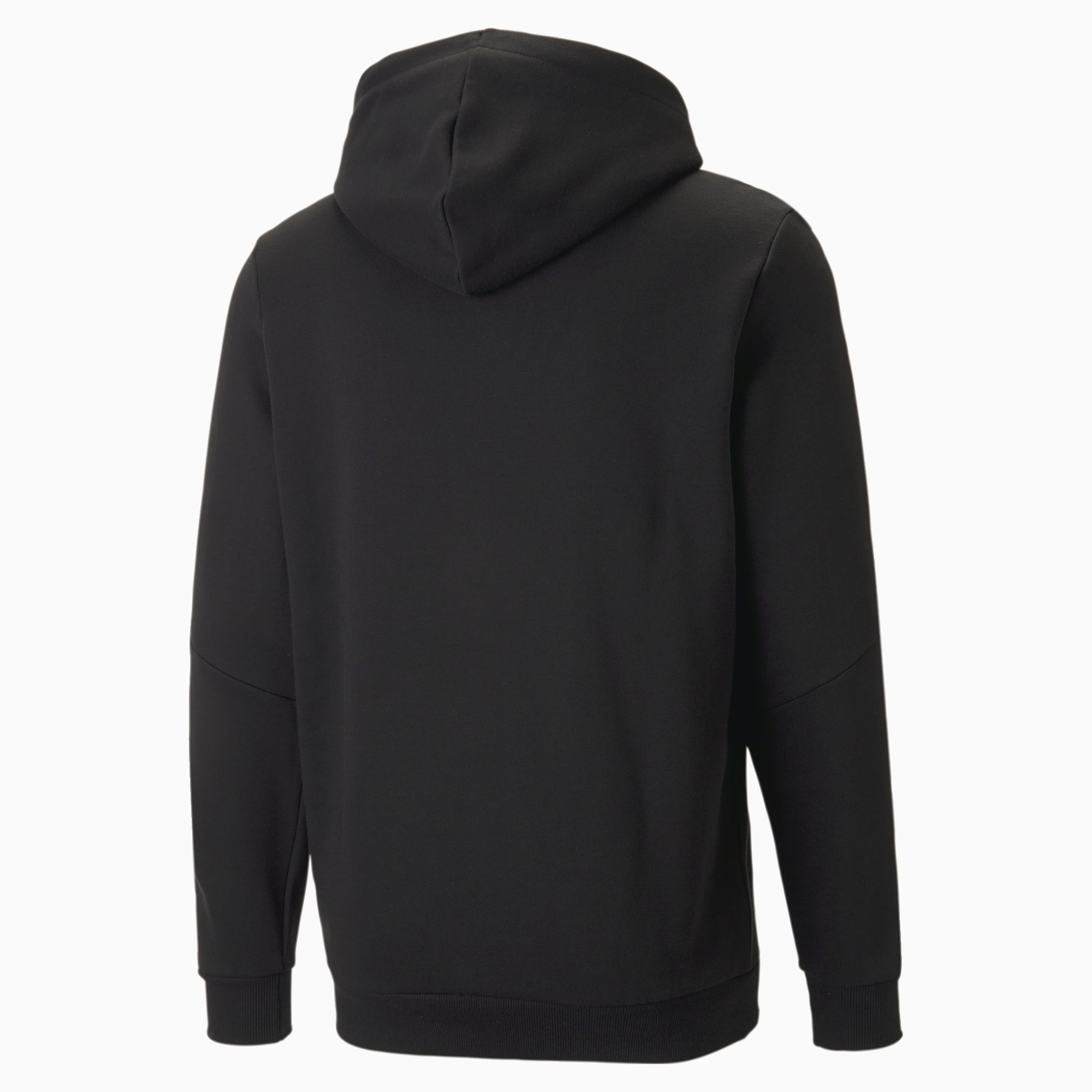 PUMA Essentials+ hoodie met rits met band voor Heren, Zwart