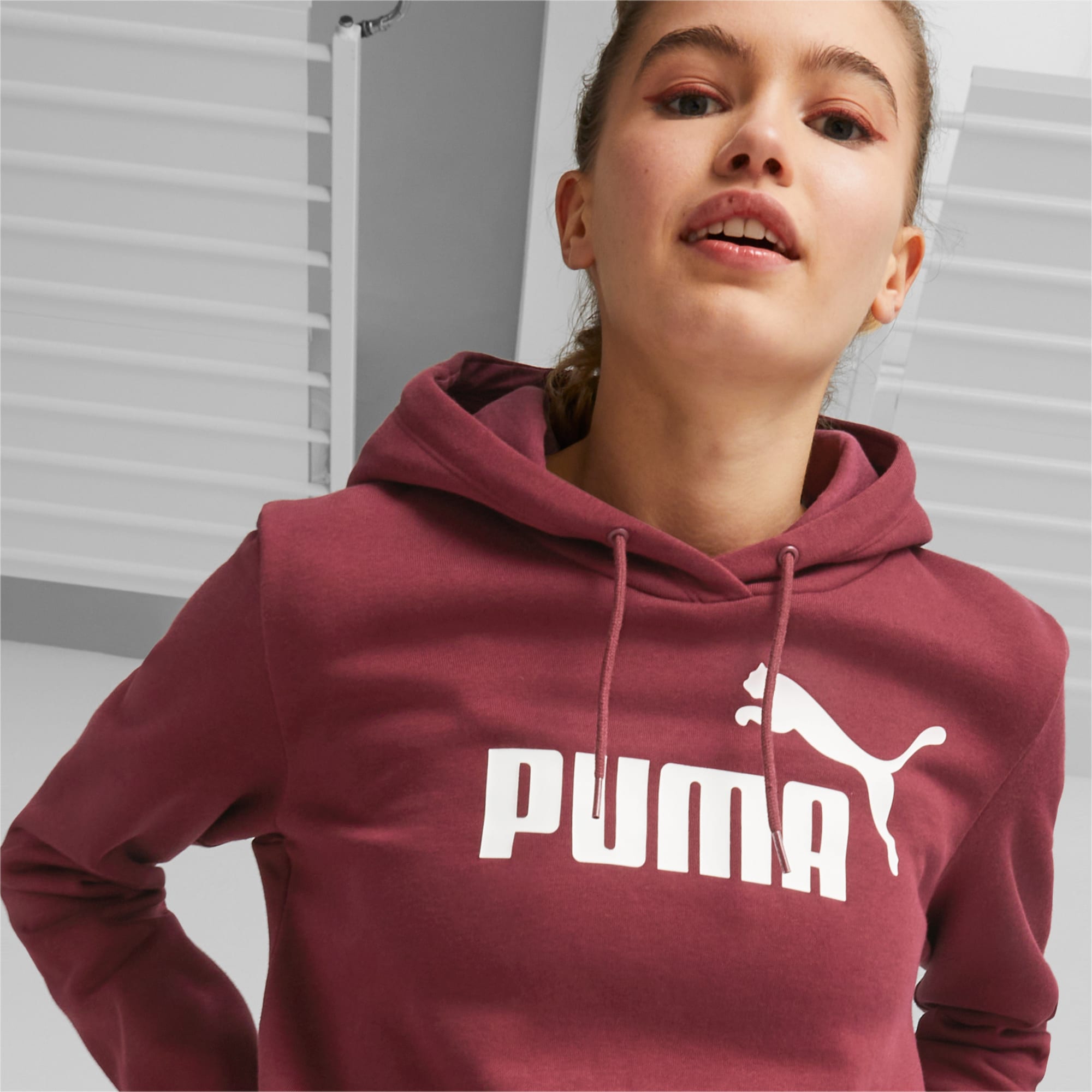 PUMA Essentials Logo Kapuzenkleid Damen, Mehrfarbig, Größe: M, Kleidung