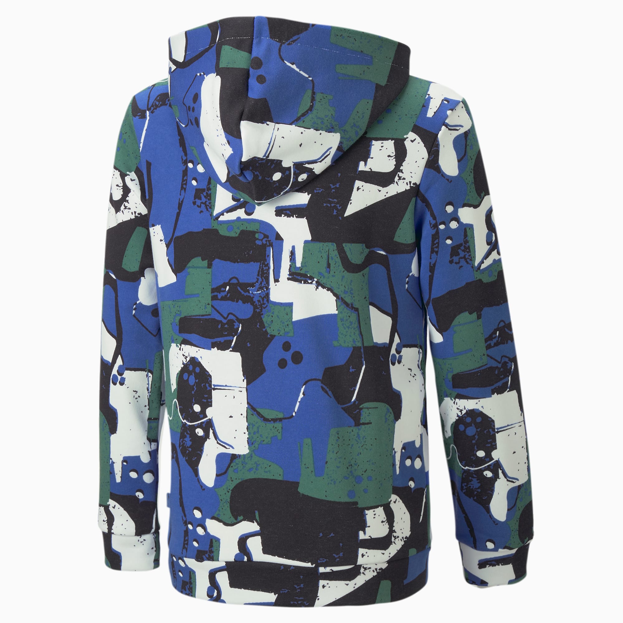 Hoodie met all-over motief, model 'ESS+ STREET ART'