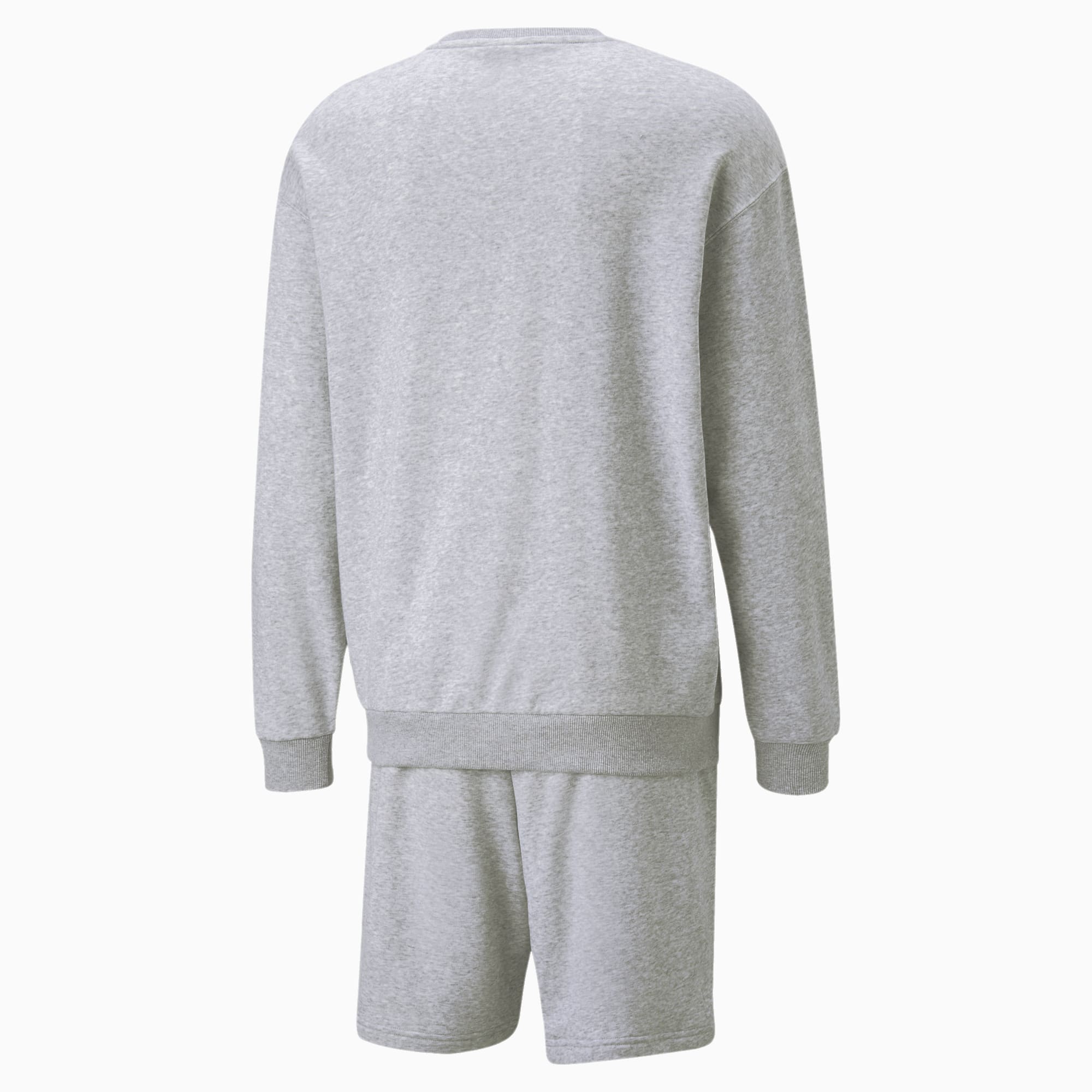PUMA Relaxed Sweatsuit Men, Light Grey Heather, Size XL