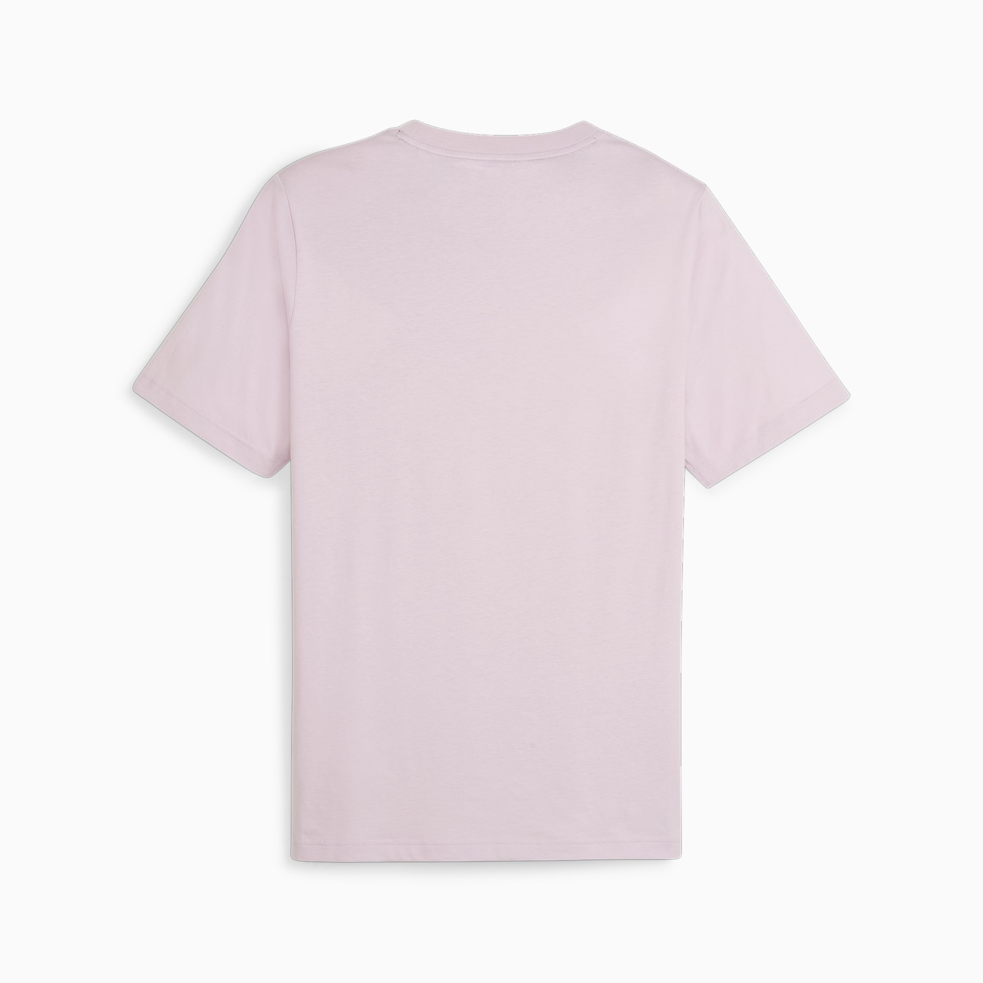 PUMA Essentials+ T-shirt Met Klein, Tweekleurig Logo Voor Heren, Paars