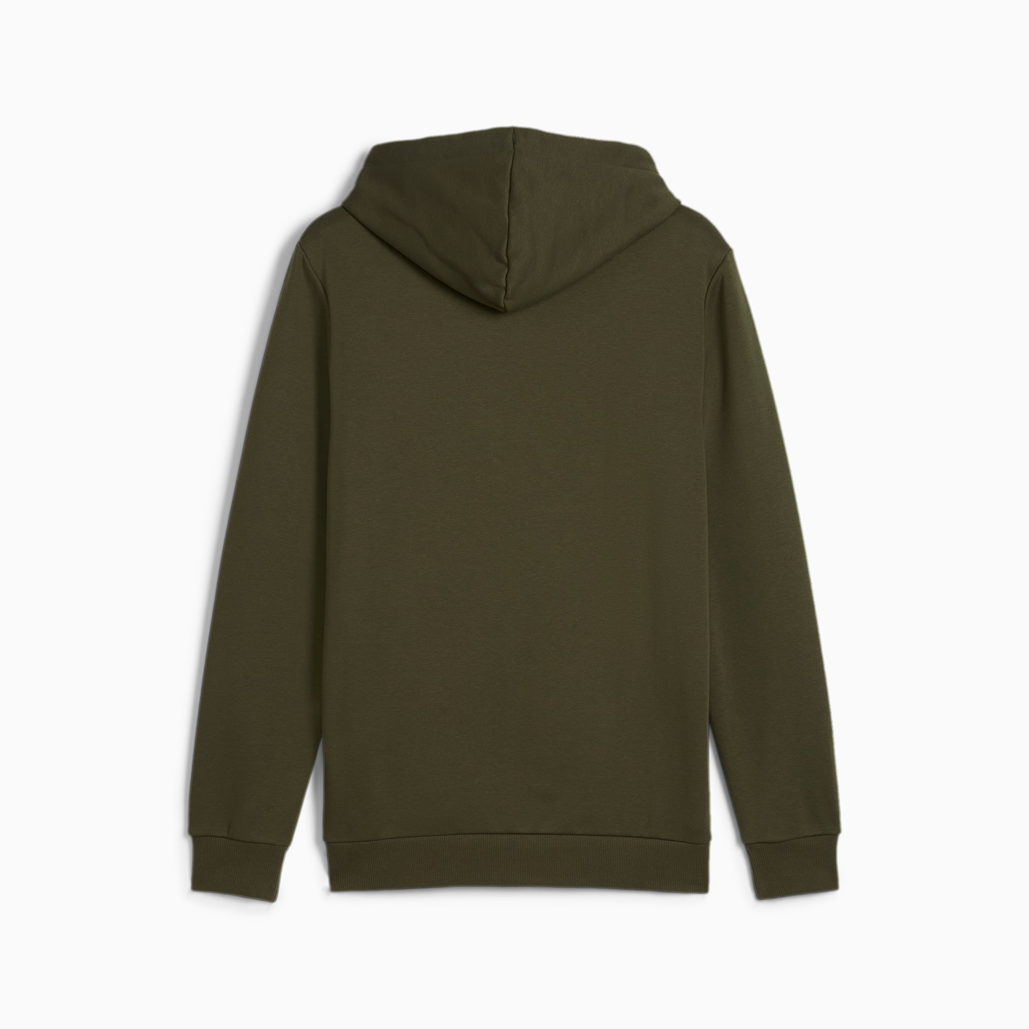 PUMA Essentials+ hoodie met tweekleurig, klein logo, Dark Olive