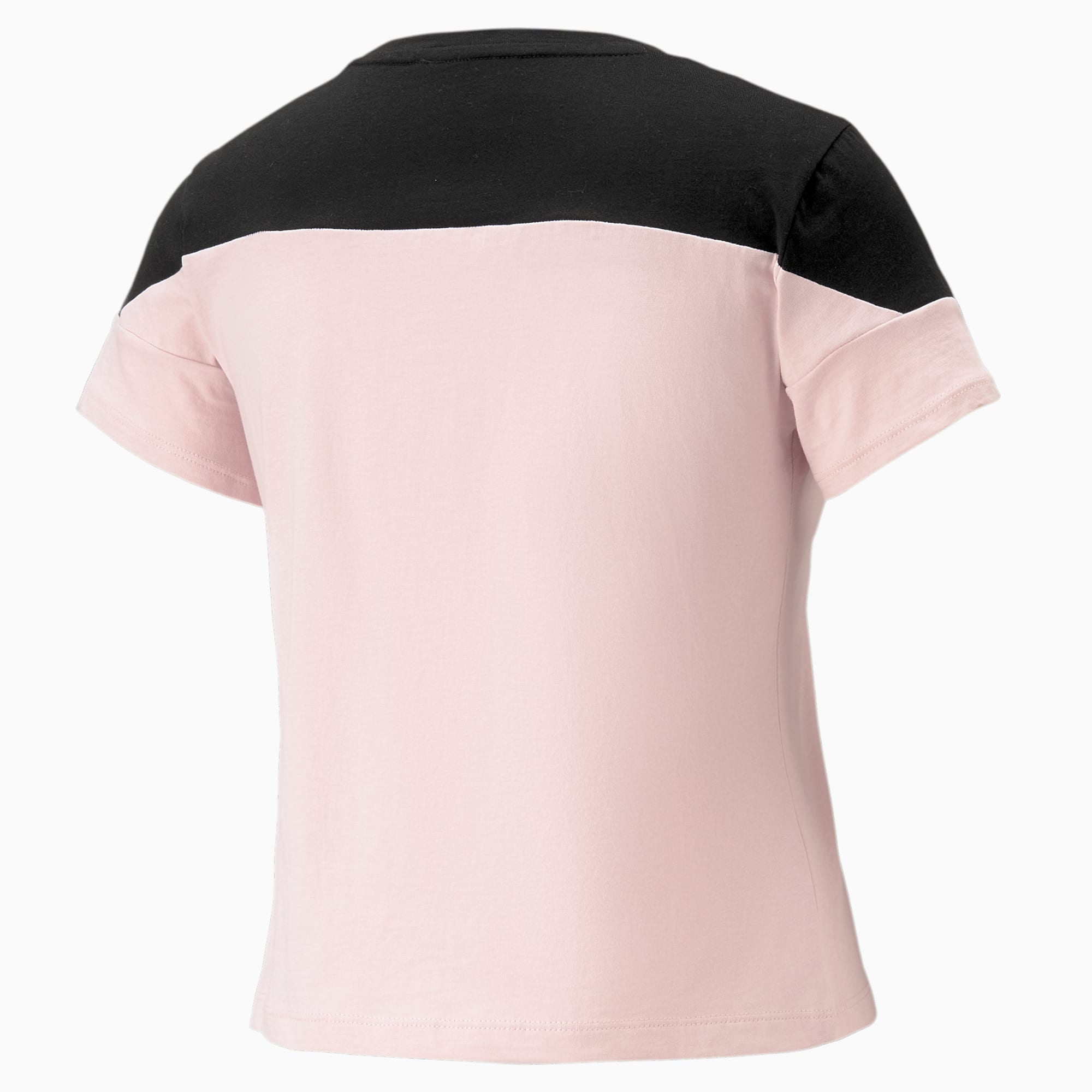 PUMA Around The Block T-shirt Voor Dames, Roze/Zwart