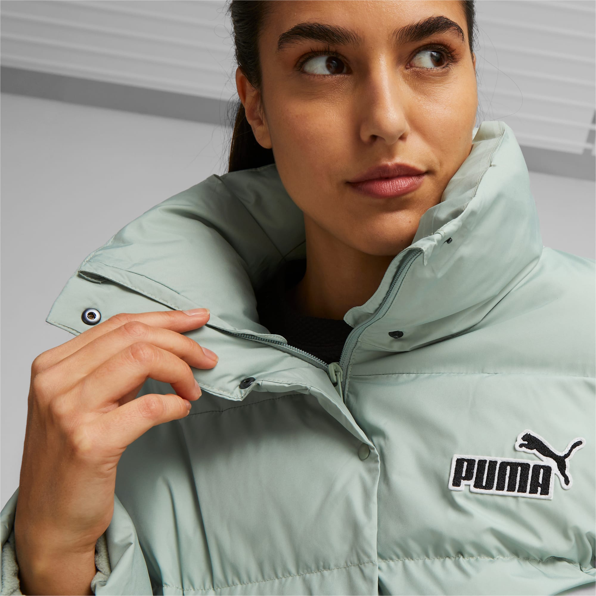 PUMA Better Polyball Puffer Women's Jacket, Green Fog