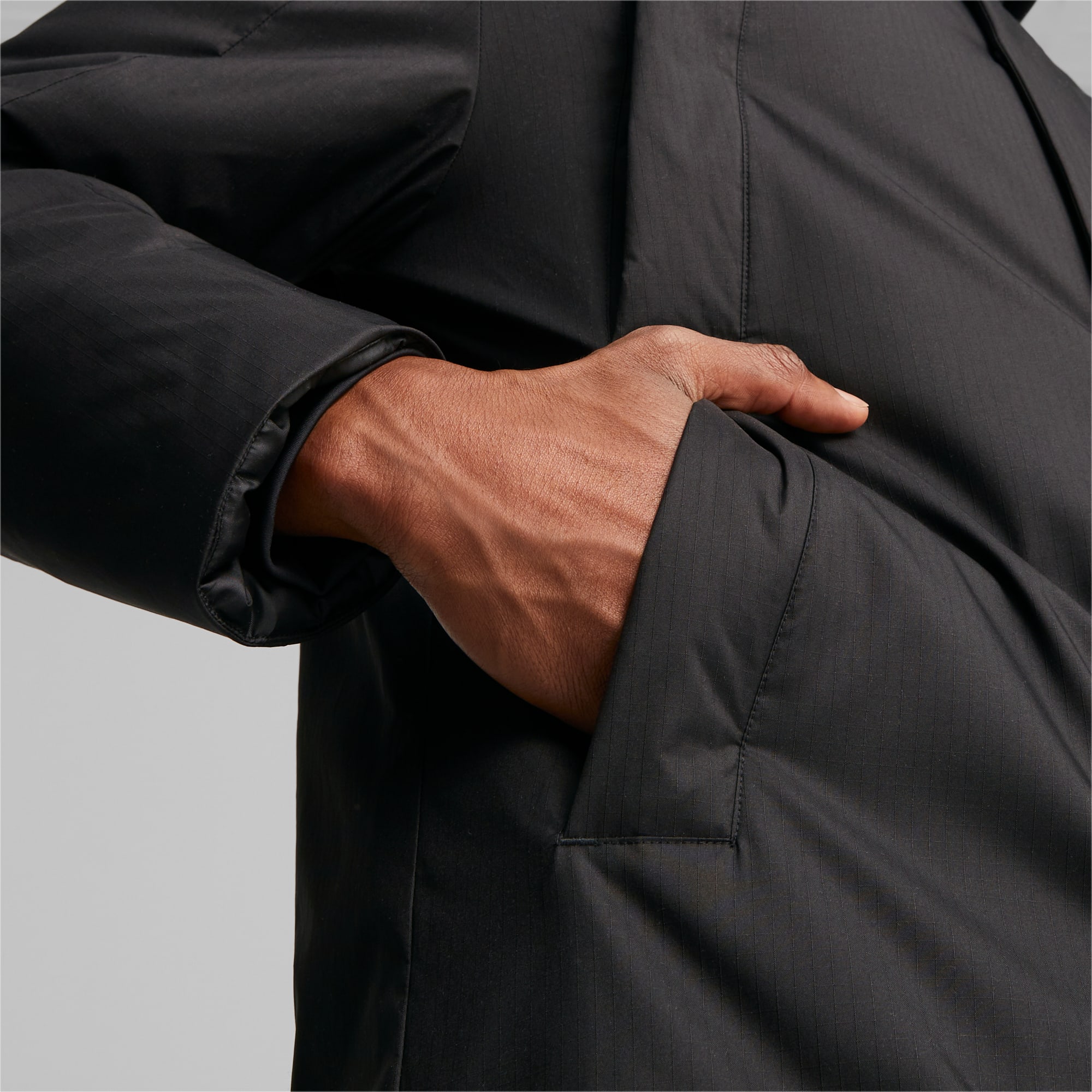 PUMA Men's Hooded Padded Parka Men's Jacket, Black
