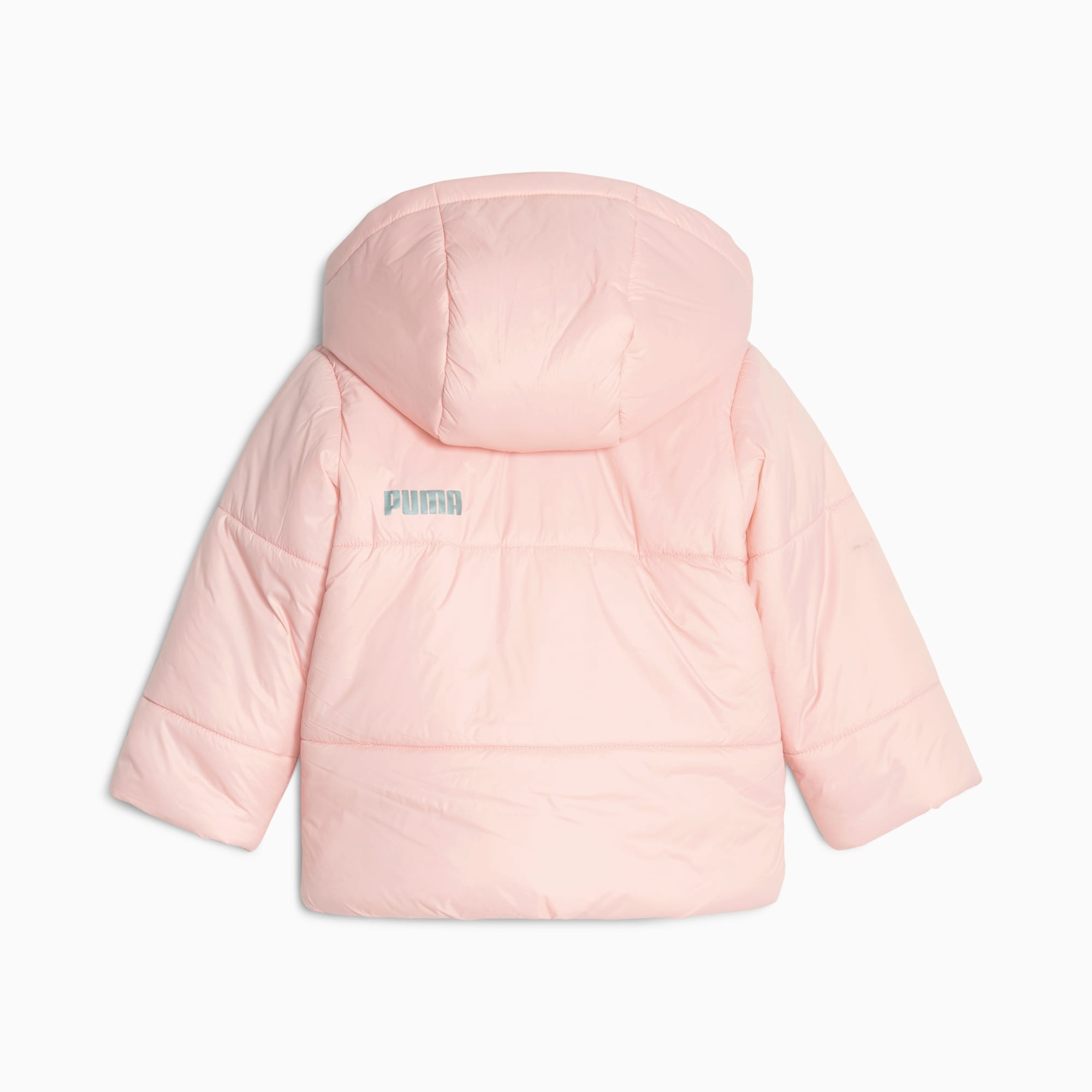 PUMA Minicats gewatteerd jack met capuchon, Roze