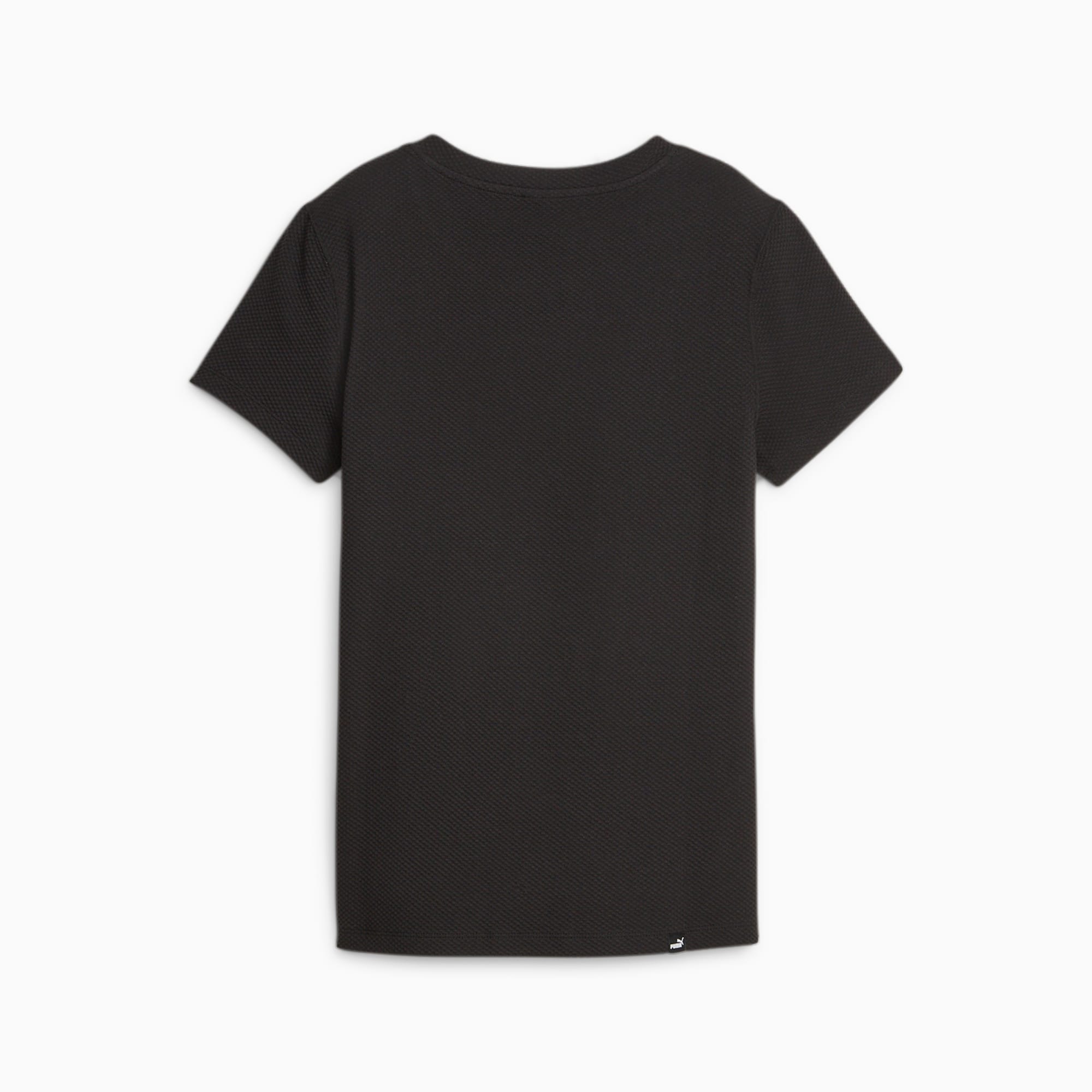 PUMA HER T-shirt met structuur voor Dames, Zwart