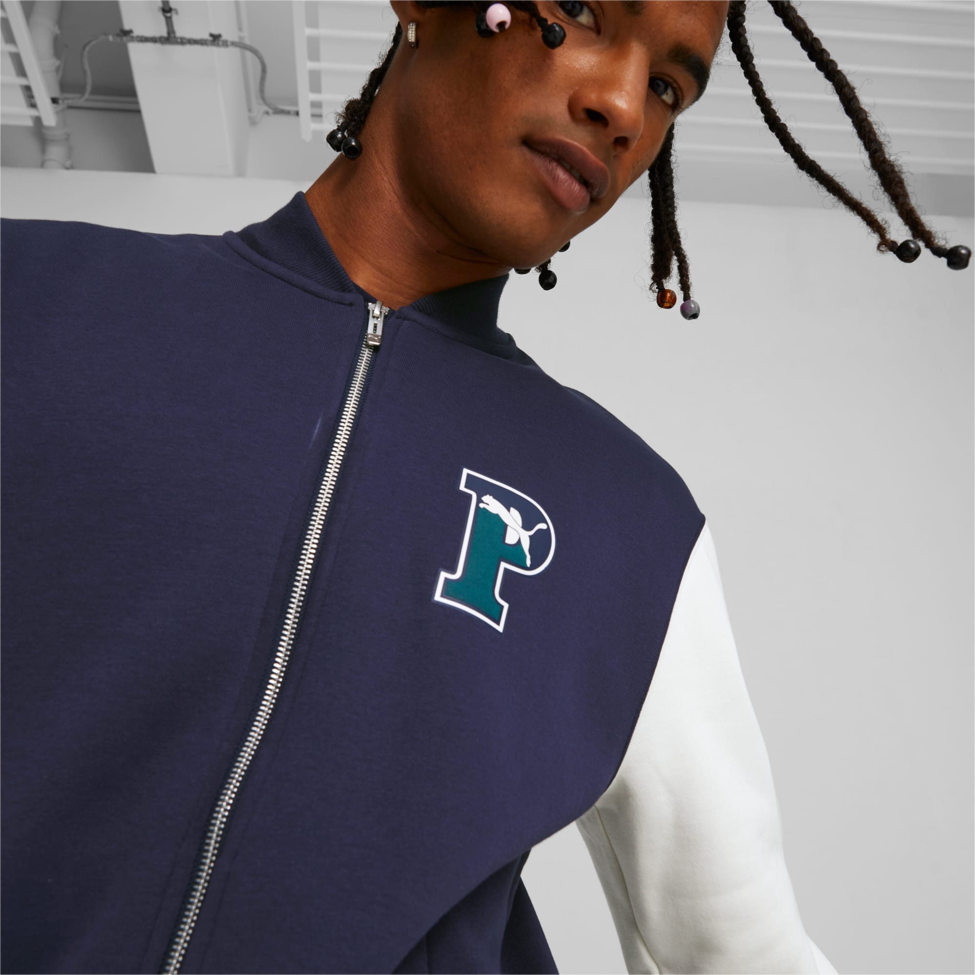 PUMA Squad Men's Track Jacket, Dark Blue, Size XS, Clothing