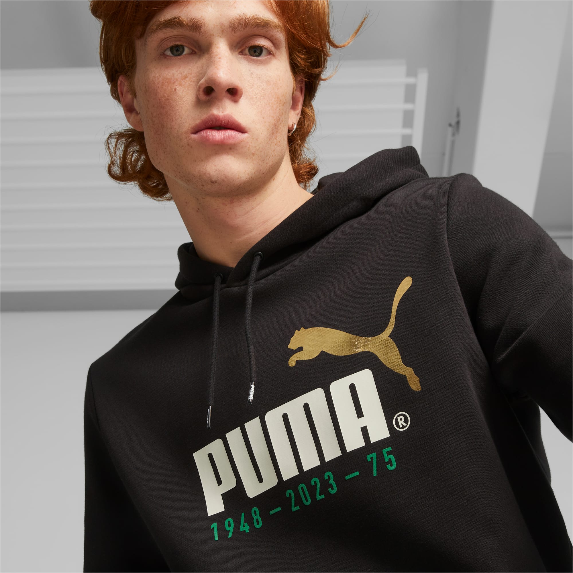 PUMA Hoodie à Logo Celebration Pour Homme, Noir