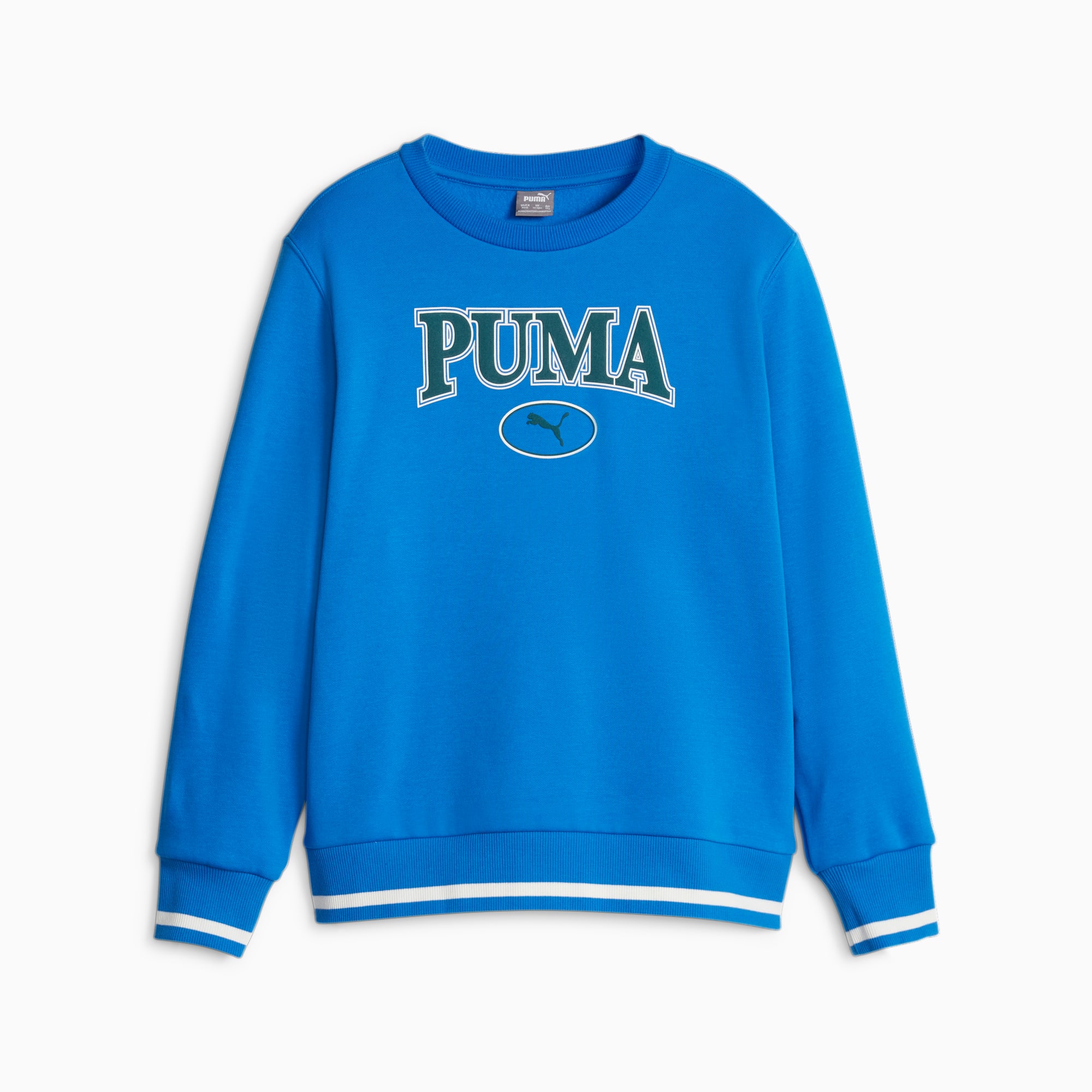 PUMA SQUAD Sweatshirt Teenager Für Kinder, Blau, Größe: 128, Kleidung