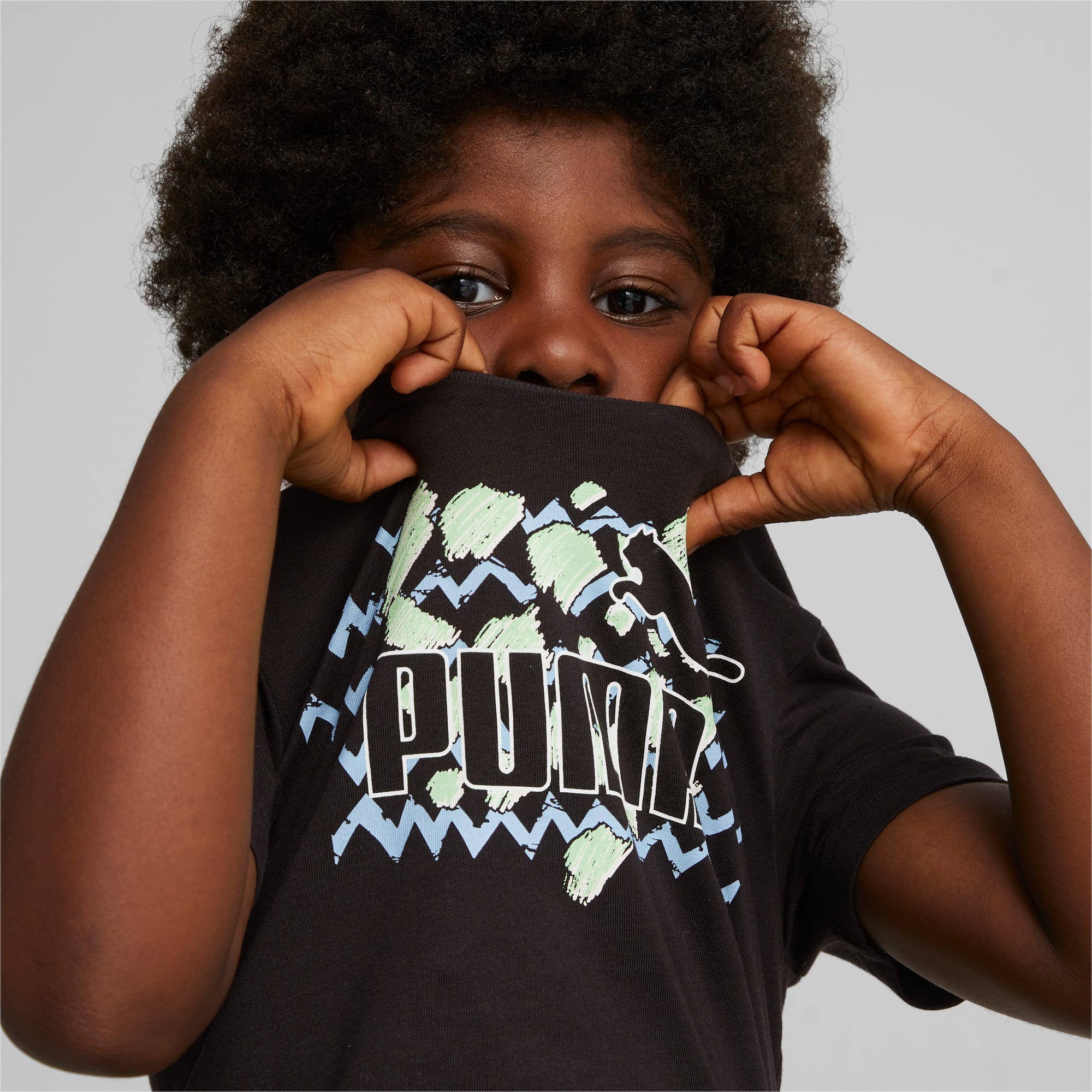PUMA Essentials Mix Match Kids' T-Shirt, Black