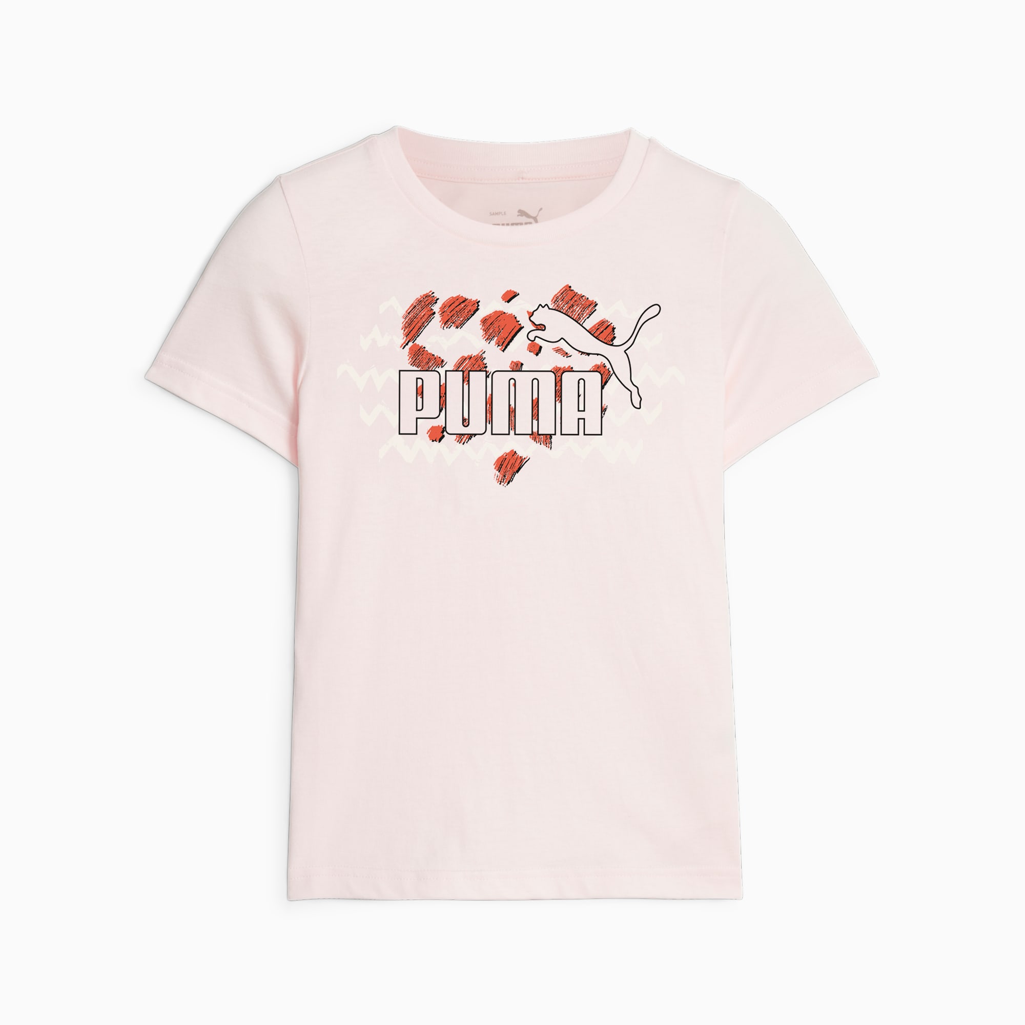 PUMA Essentials Mix Match Kids' T-Shirt, Frosty Pink