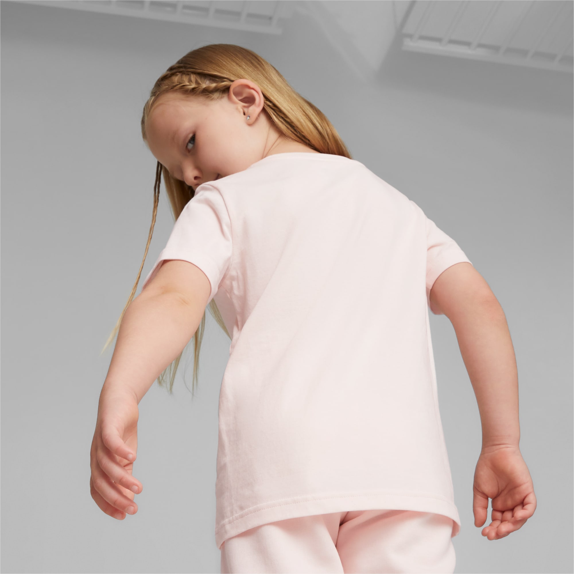 PUMA Essentials Mix Match Kids' T-Shirt, Frosty Pink, Size 92, Clothing