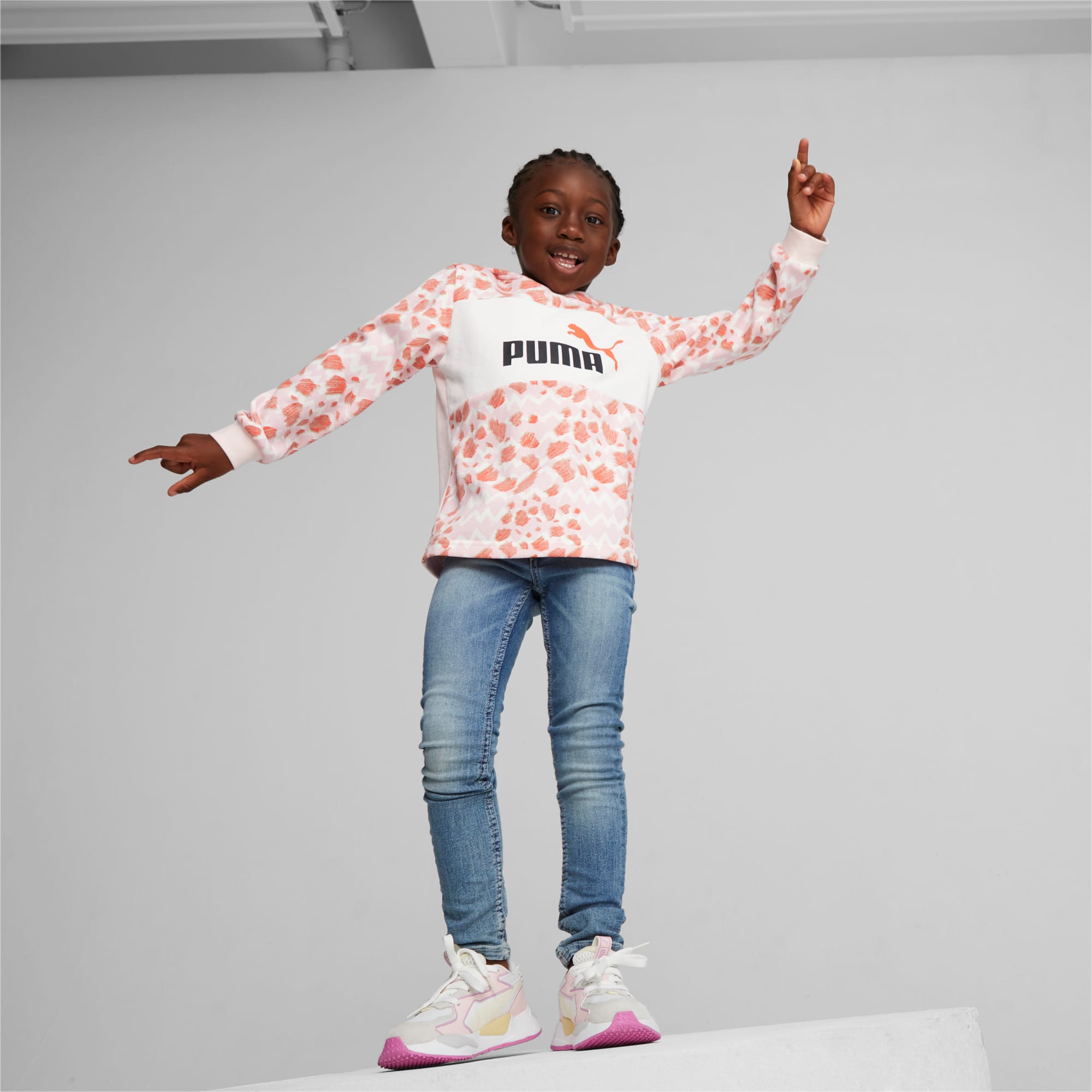 PUMA Chaussure Hoodie Essentials Mix Match Enfant, Rose
