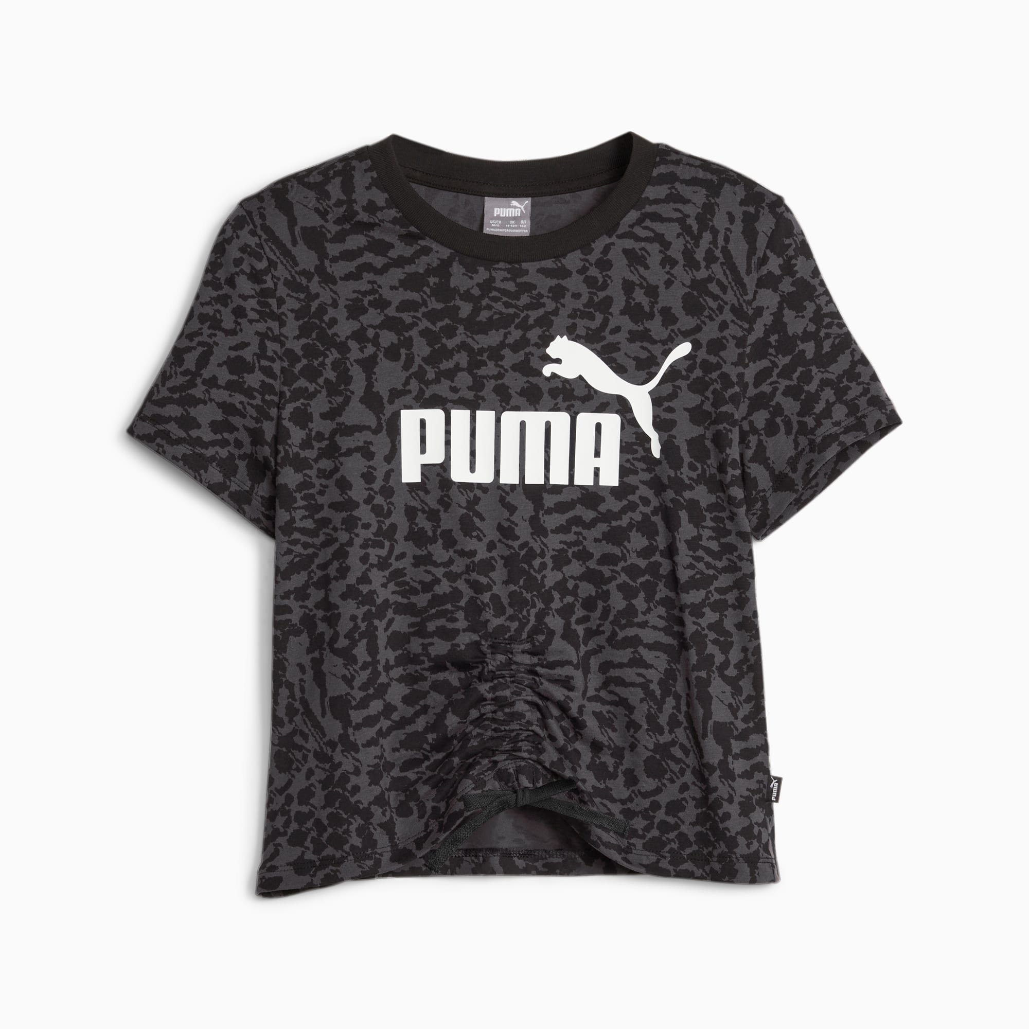 PUMA Ess+ Animal Youth T-Shirt, Black