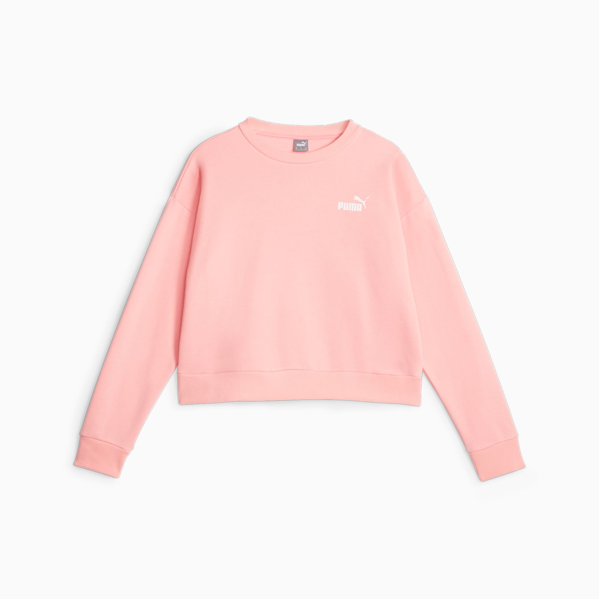 PUMA ESS+ Sweatshirt Voor Dames, Roze