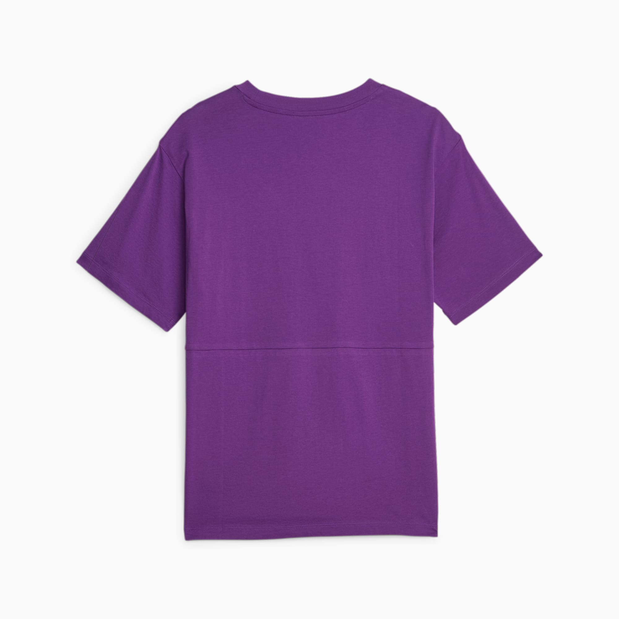 PUMA Power Logo Love Women's T-Shirt, Purple Pop, Size XS, Clothing