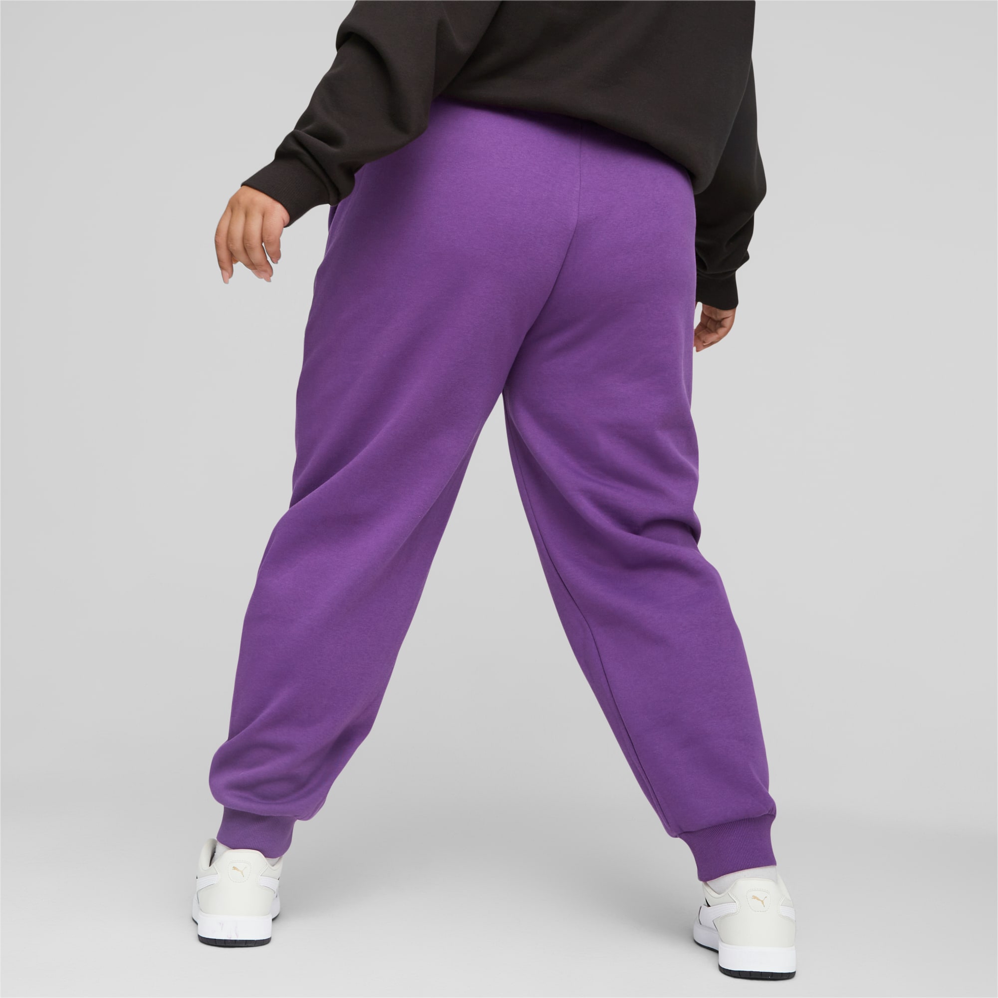 PUMA Power Logo Love Women's Sweatpants, Purple Pop, Size XXS, Clothing