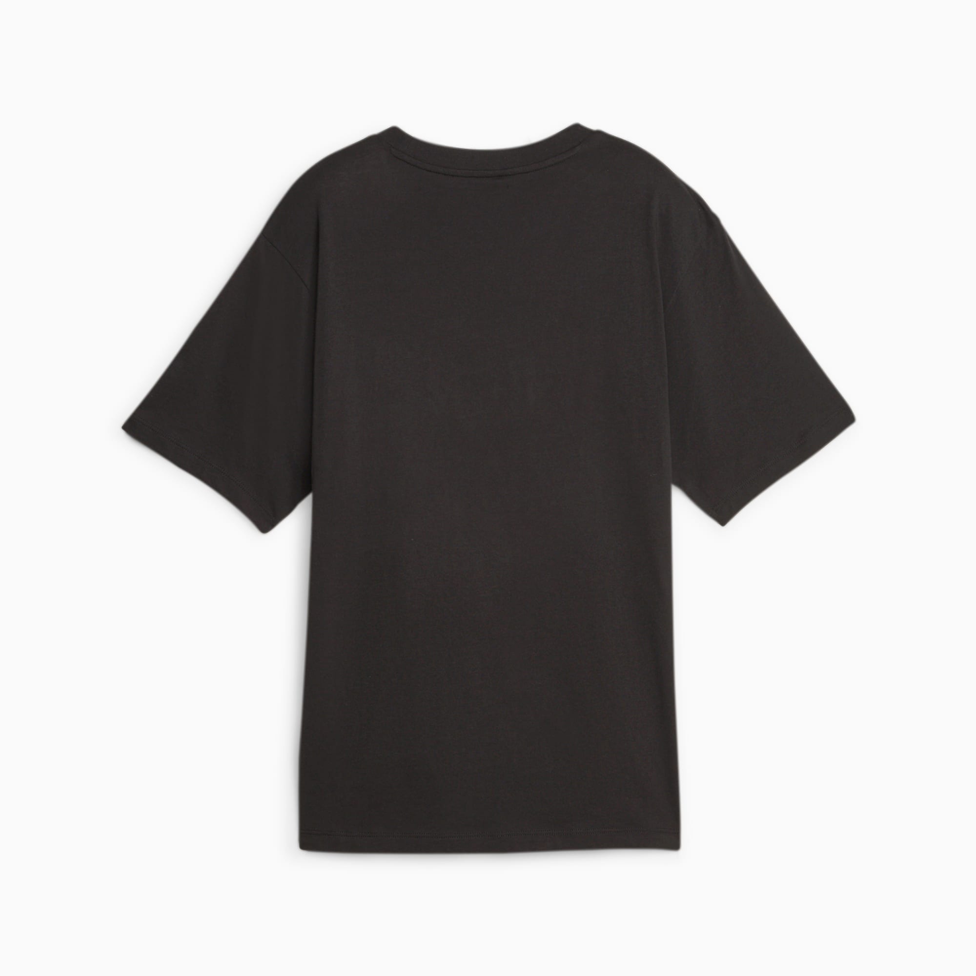 PUMA ESS+ MARBLEIZED relaxed T-shirt voor Dames, Zwart