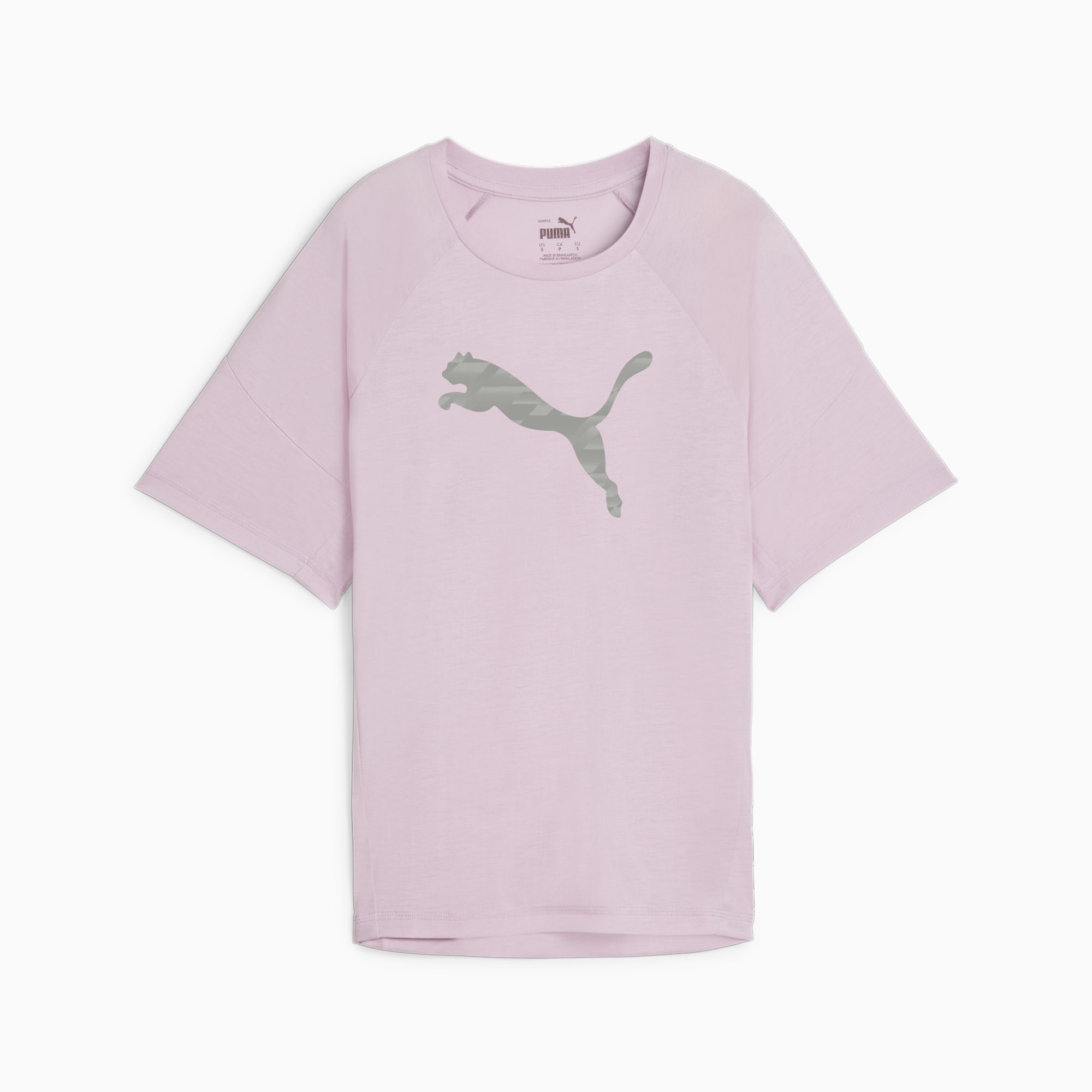 PUMA EVOSTRIPE T-shirt Met Graphic Voor Dames, Paars