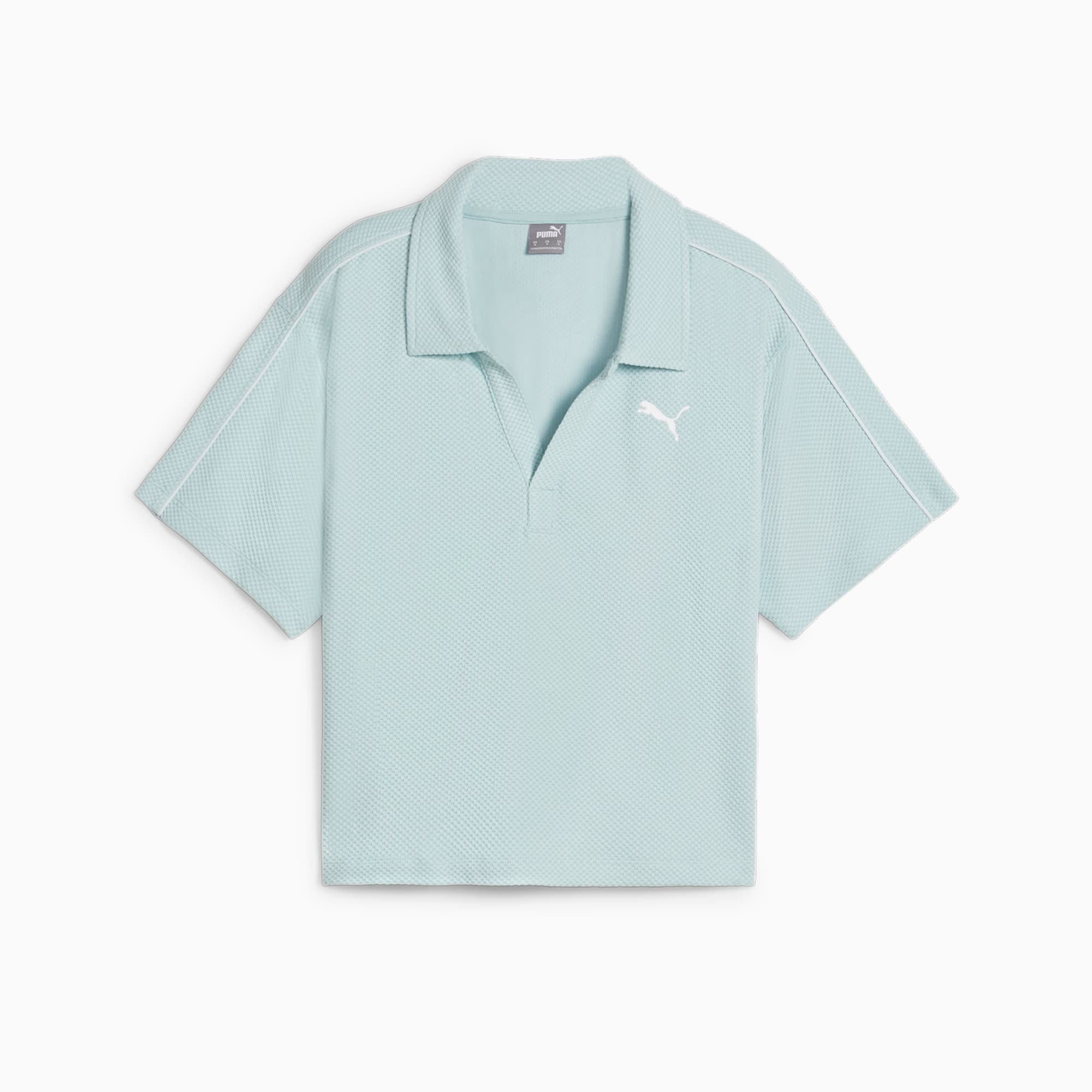 PUMA HER Polo Voor Dames, Turquoise Surf