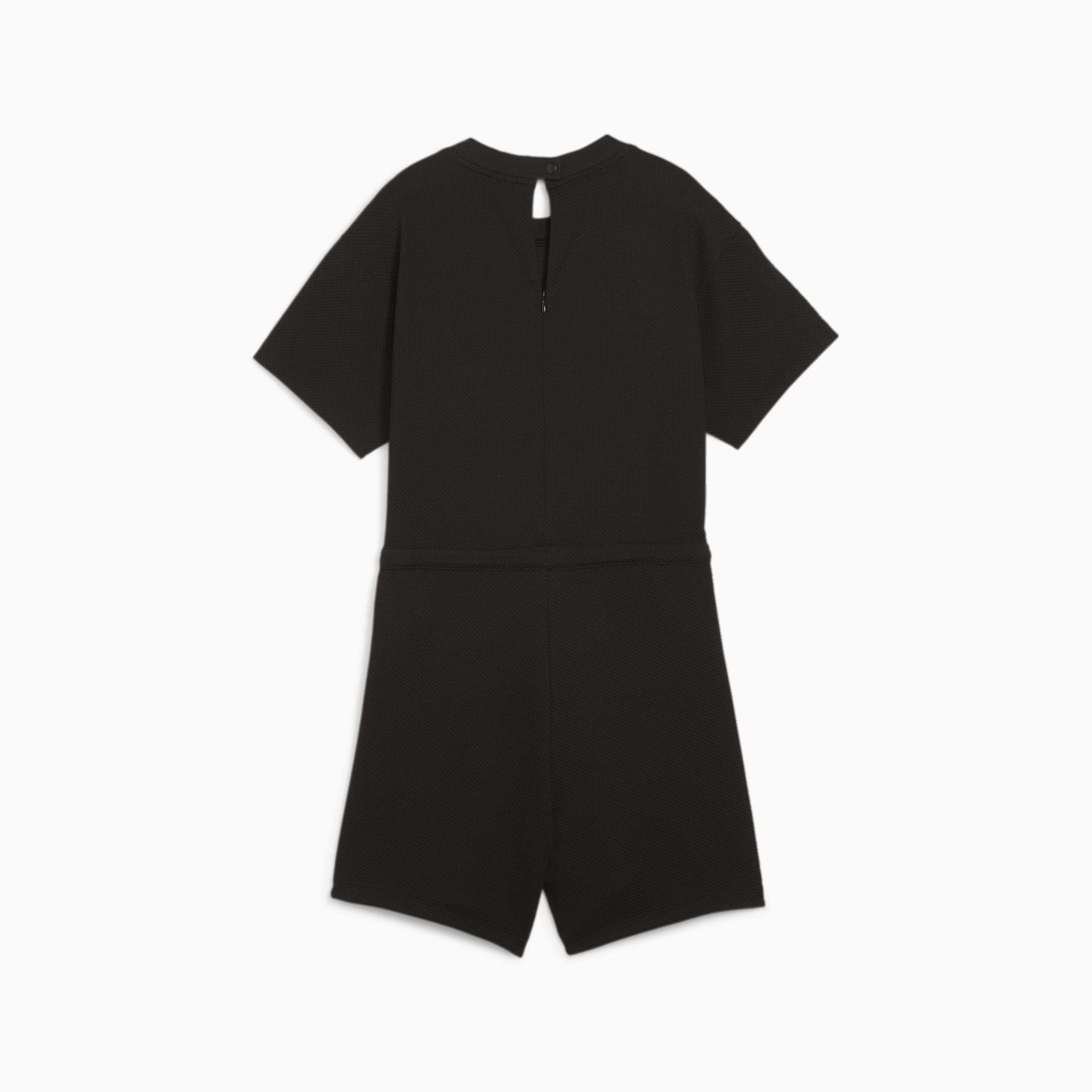 PUMA Her Women's Short Jumpsuit, Black, Size L, Clothing