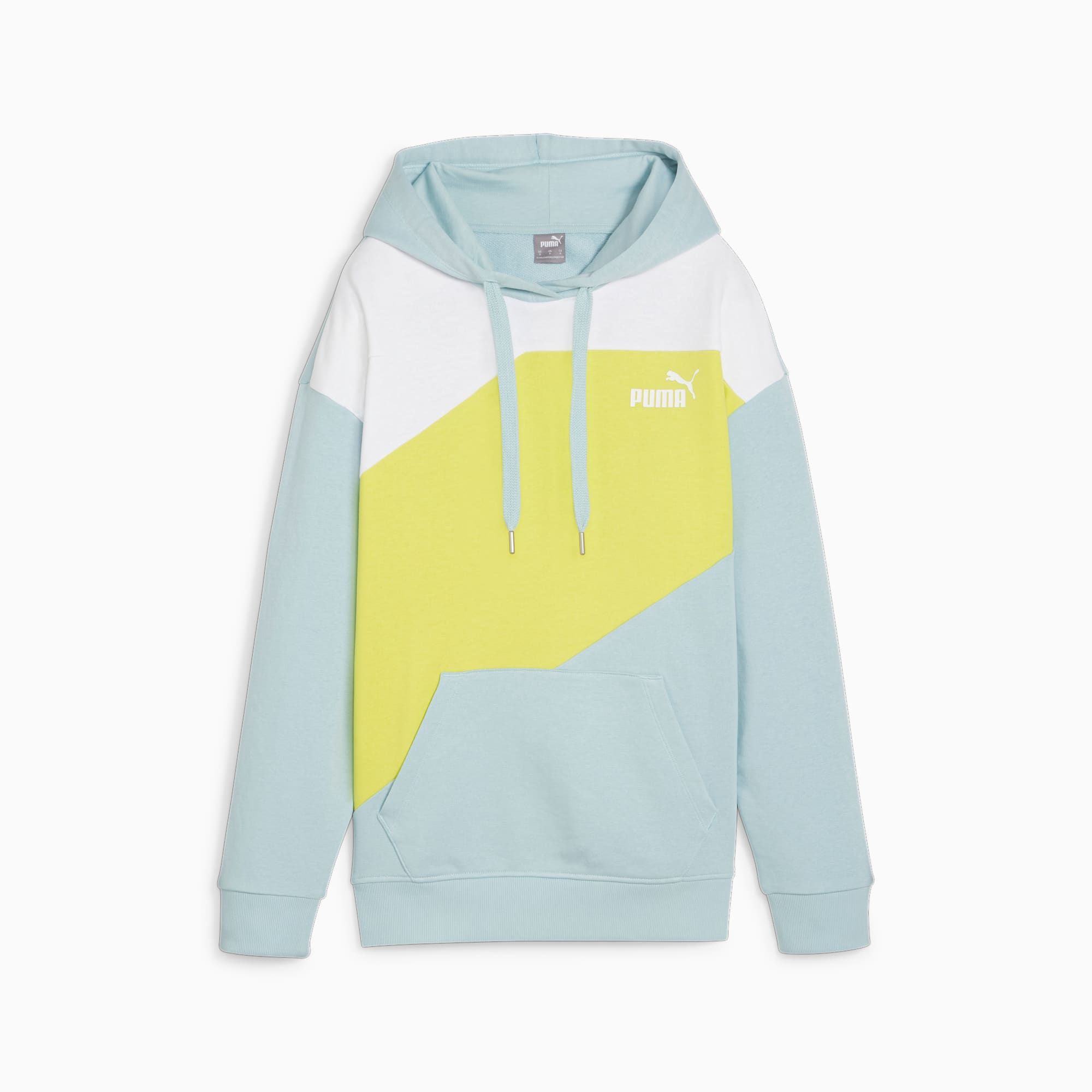 PUMA Power Women's Hoodie, Turquoise Surf, Size XS, Clothing