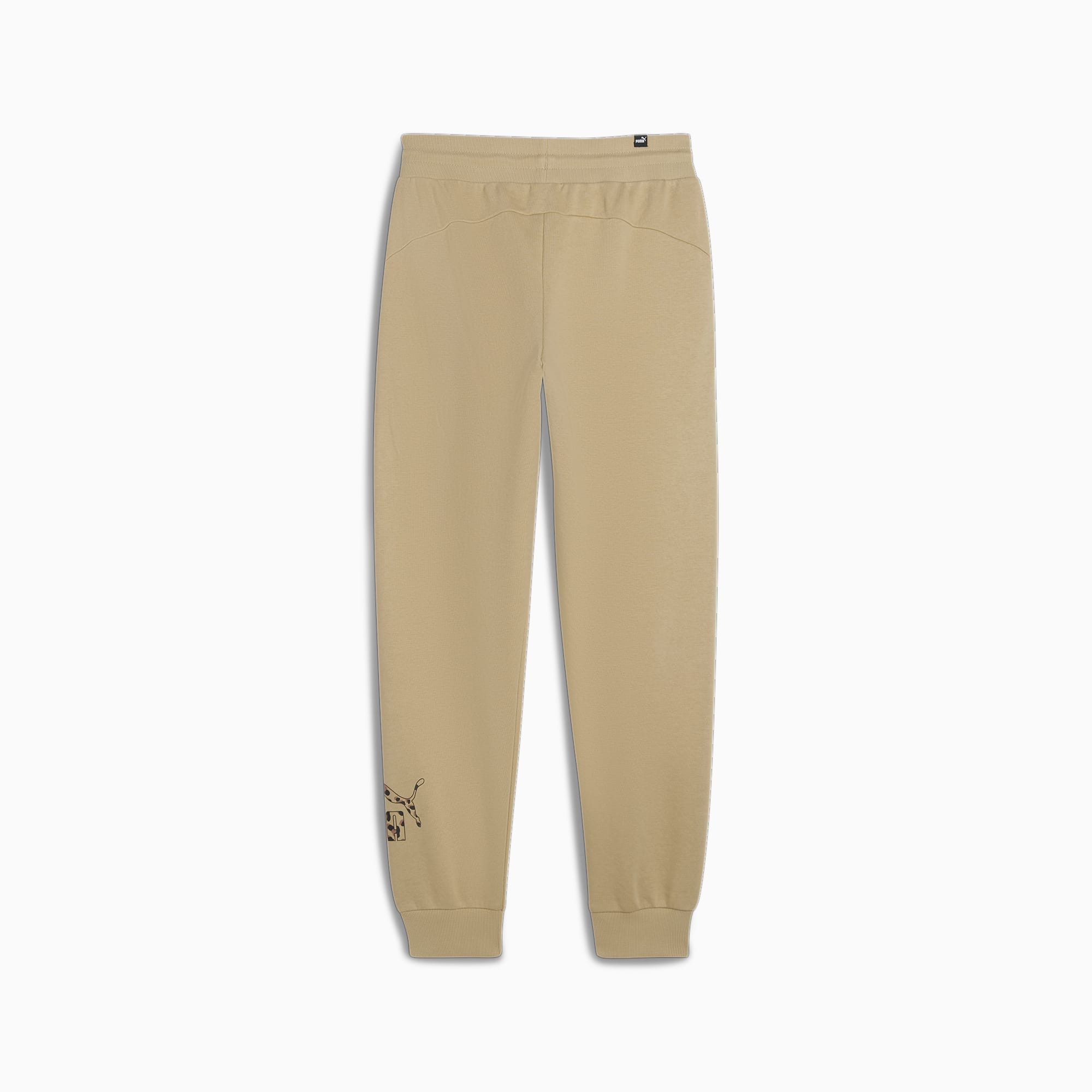 Puma ess+ animal joggingbroek in de kleur ecru.