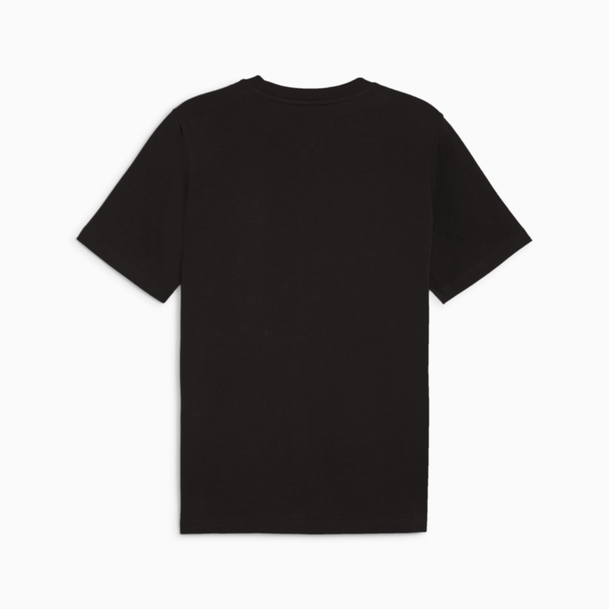PUMA CLASSICS Logo T-shirt Small Voor Heren, Zwart