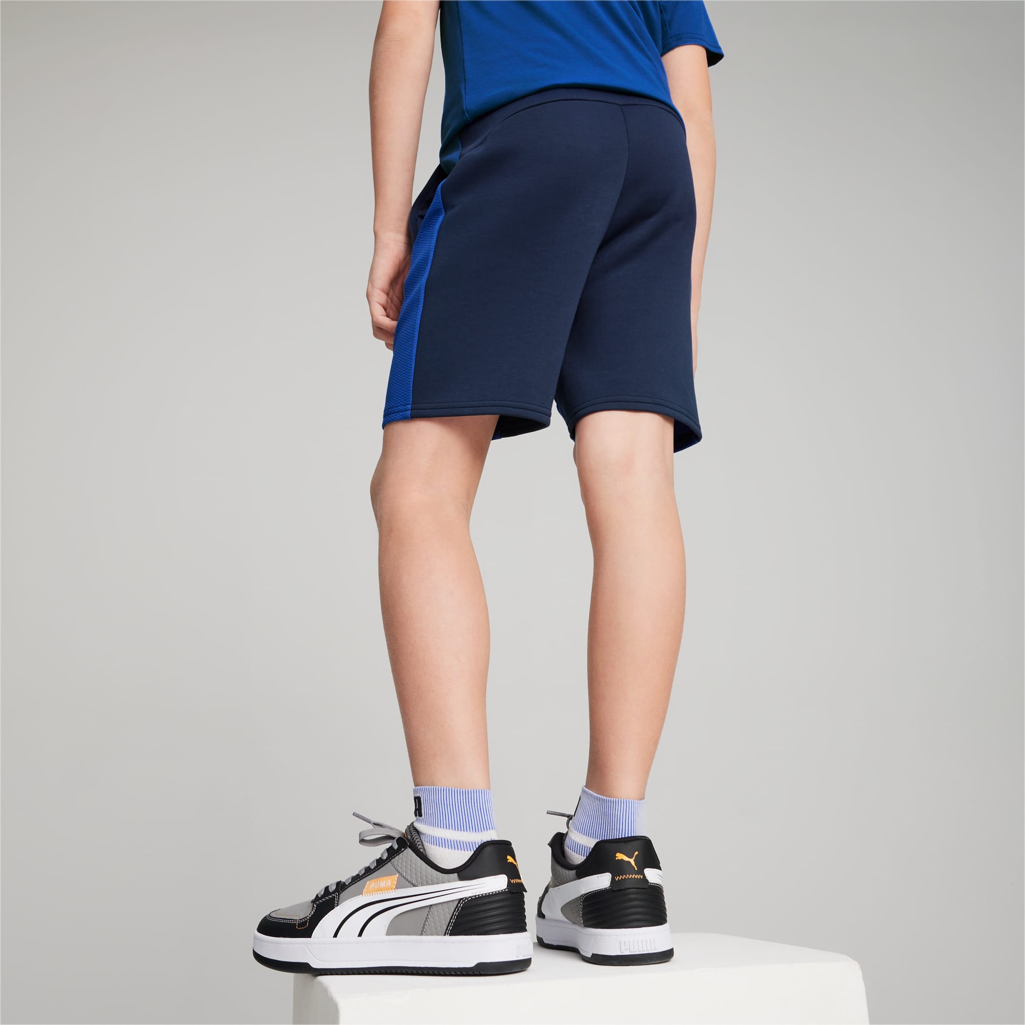 PUMA Evostripe Youth Shorts, Dark Blue, Size 116, Clothing