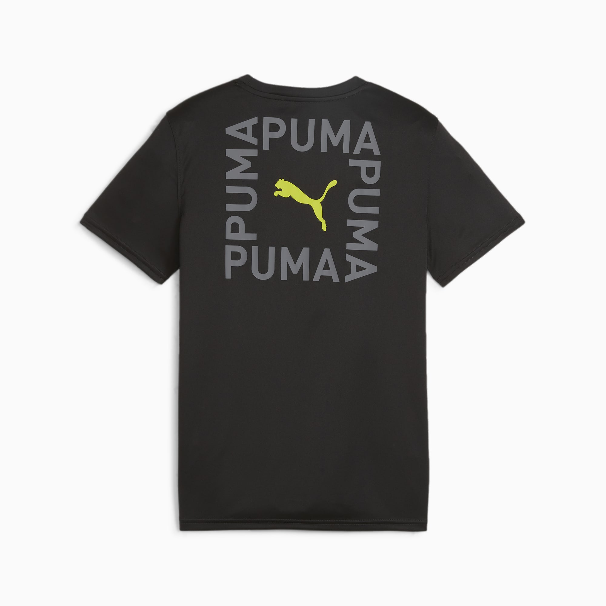 PUMA Fit Youth T-Shirt, Black, Size 116, Clothing