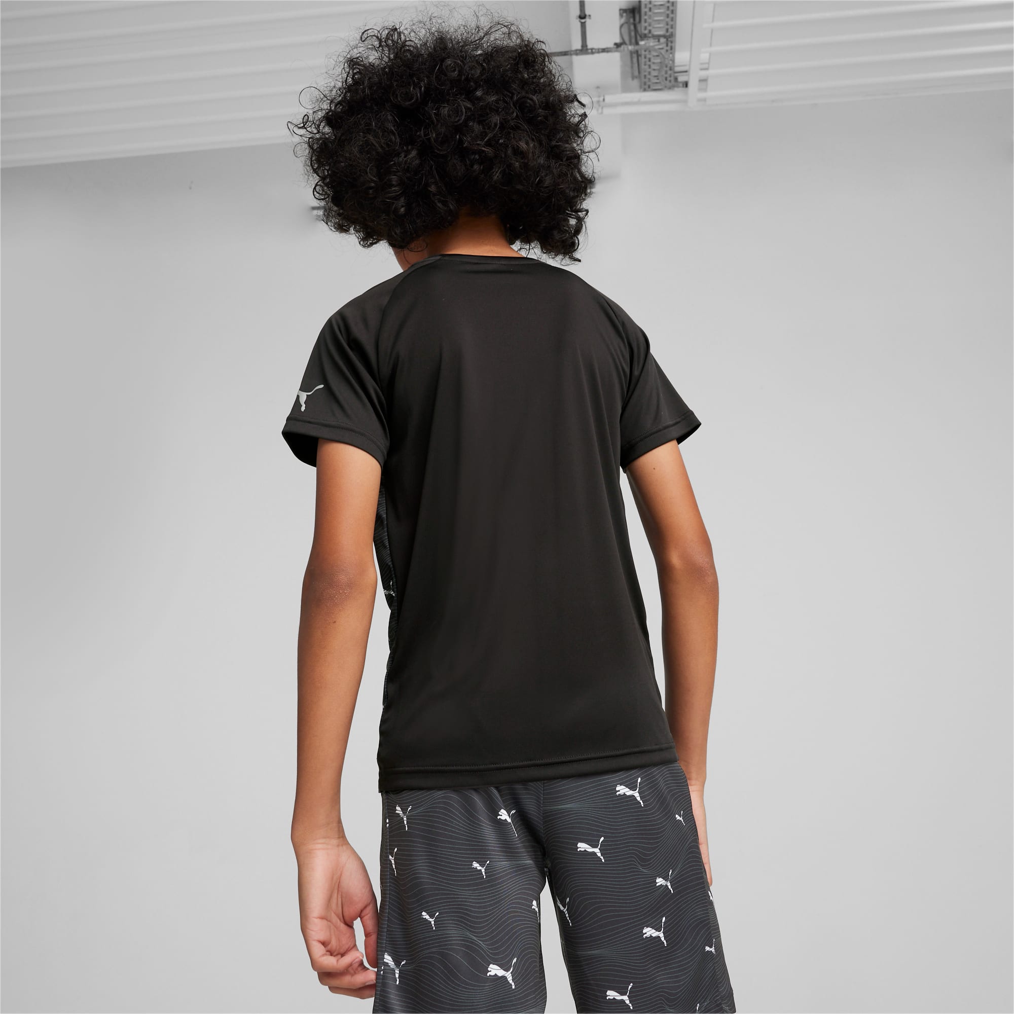 PUMA Active Sports Youth T-Shirt, Black, Size 116, Clothing