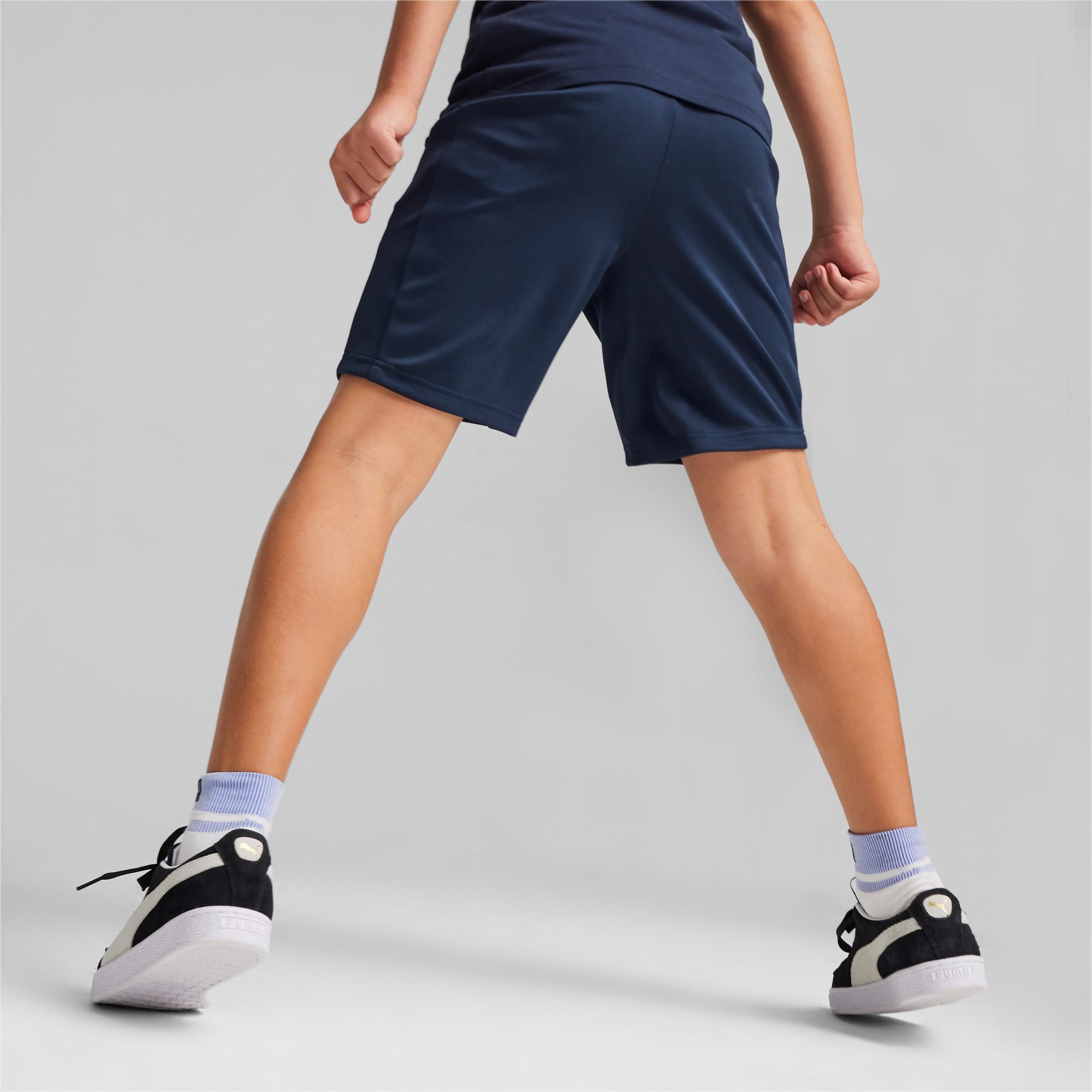 PUMA Active Sports Youth Shorts, Dark Blue, Size 116, Clothing