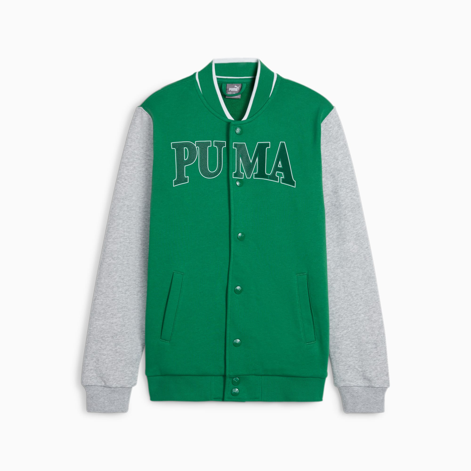 PUMA Squad Youth Bomber Jacket, Archive Green, Size 128, Clothing