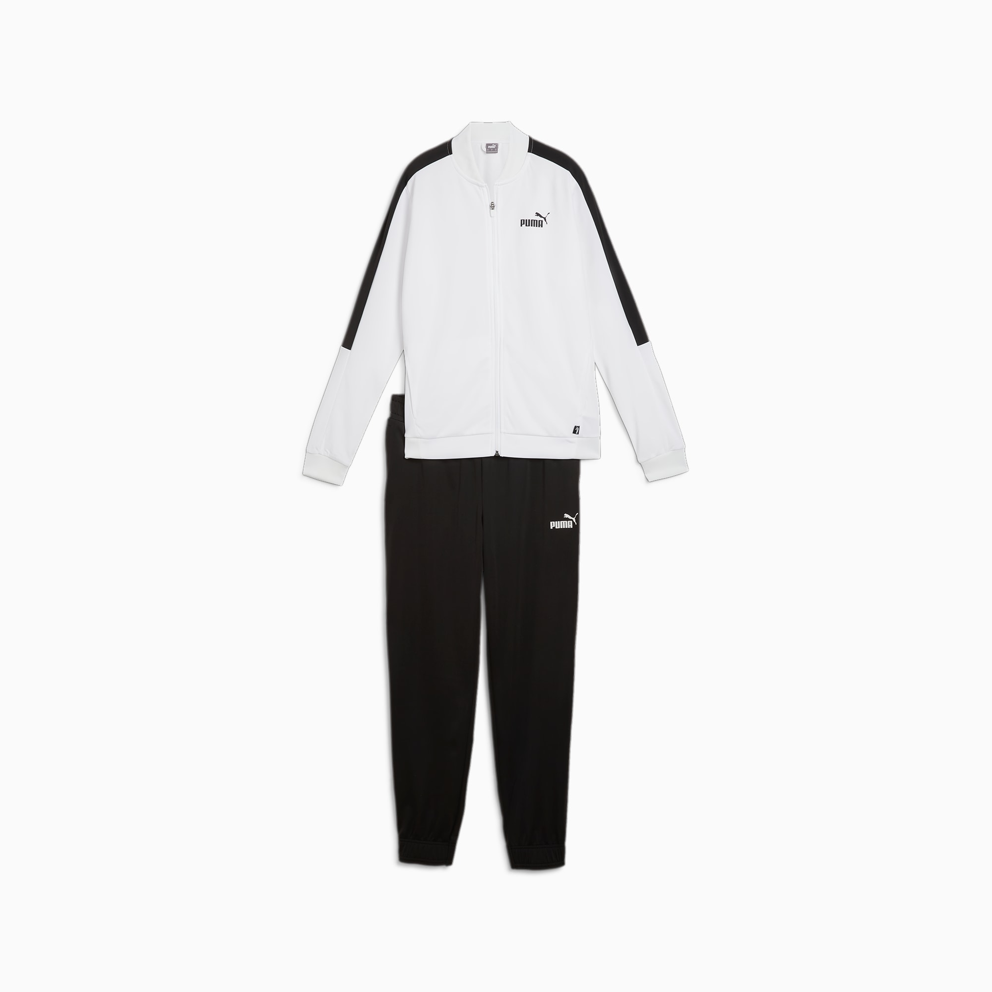 PUMA Women's Baseball Tricot Suit, White, Size M
