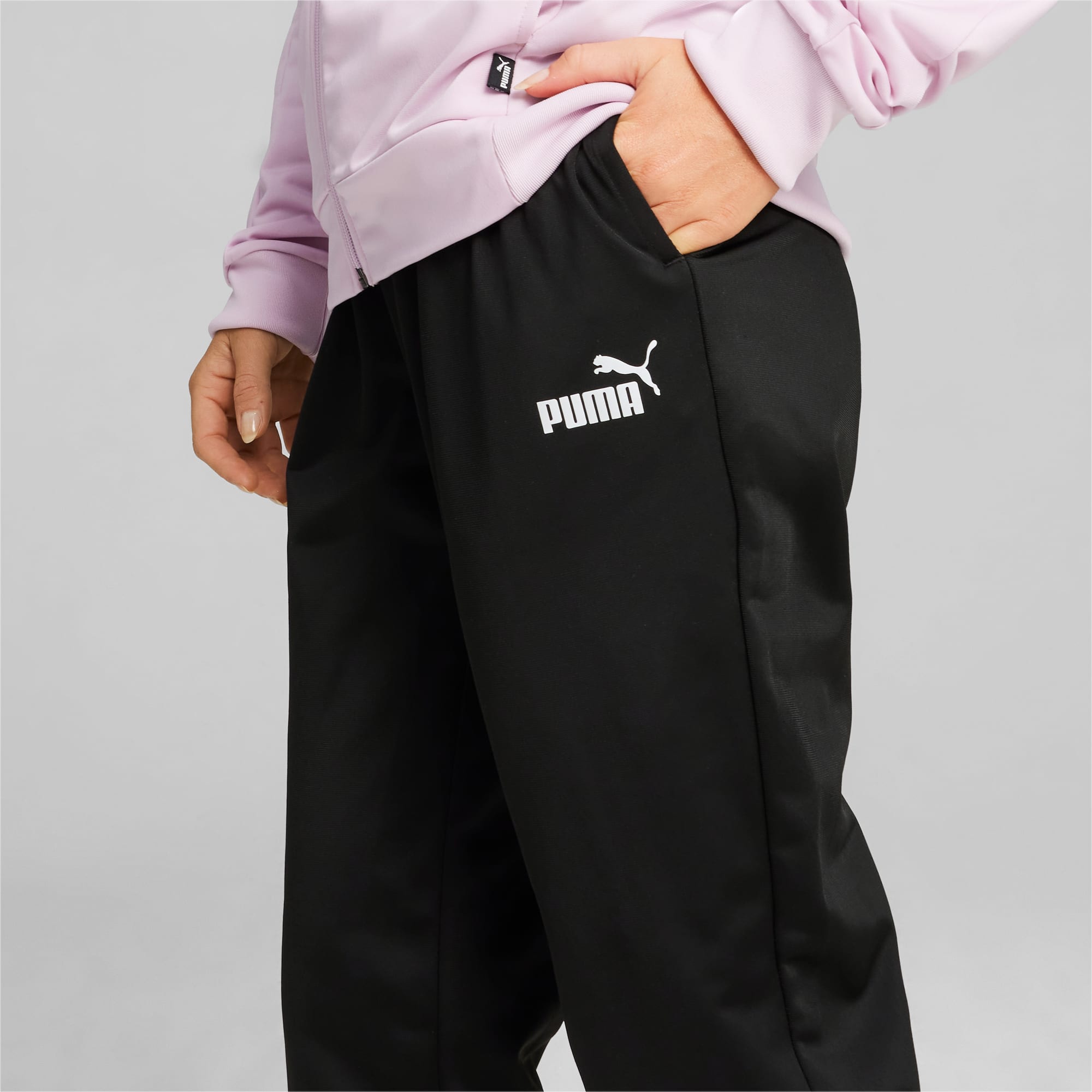 PUMA Women's Baseball Tricot Suit, Grape Mist, Size XS