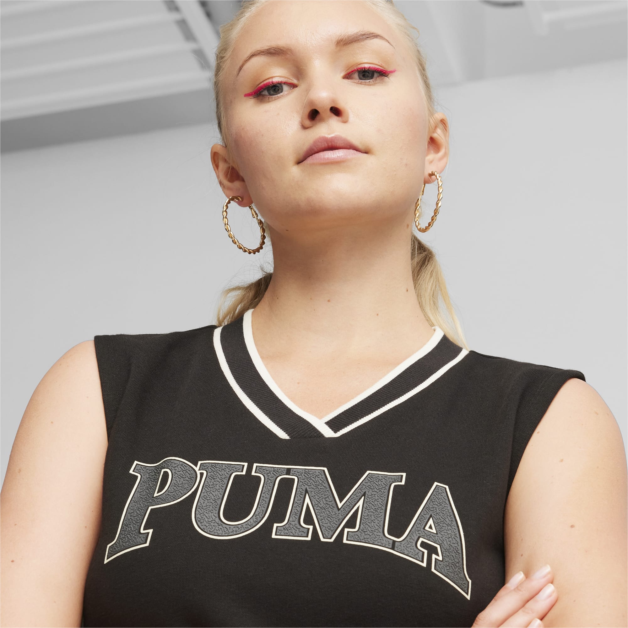 PUMA Squad Women's Dress, Black, Size L, Clothing