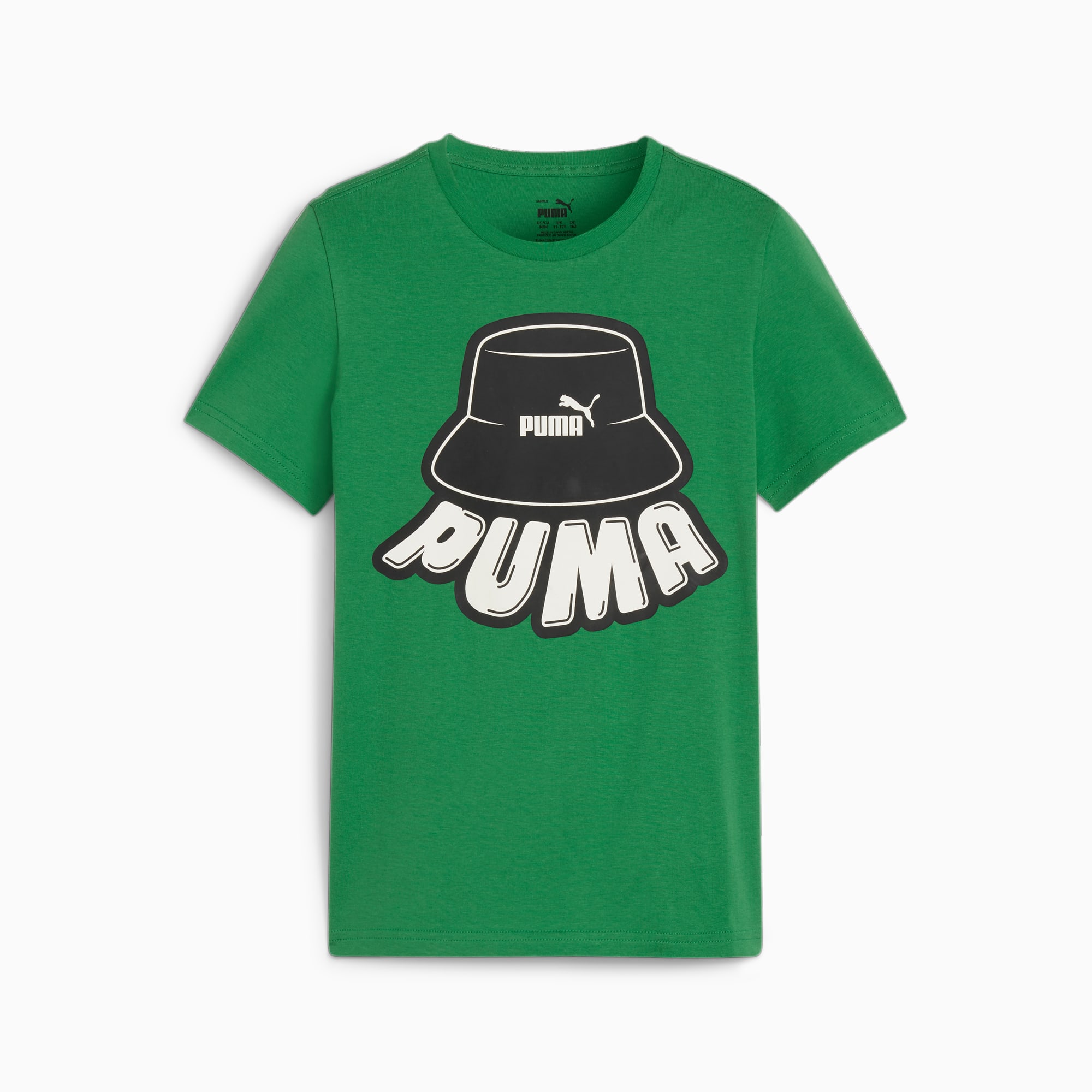 PUMA ESS+ MID 90s Graphic T-Shirt Teenager Für Kinder, Grün, Größe: 176, Kleidung