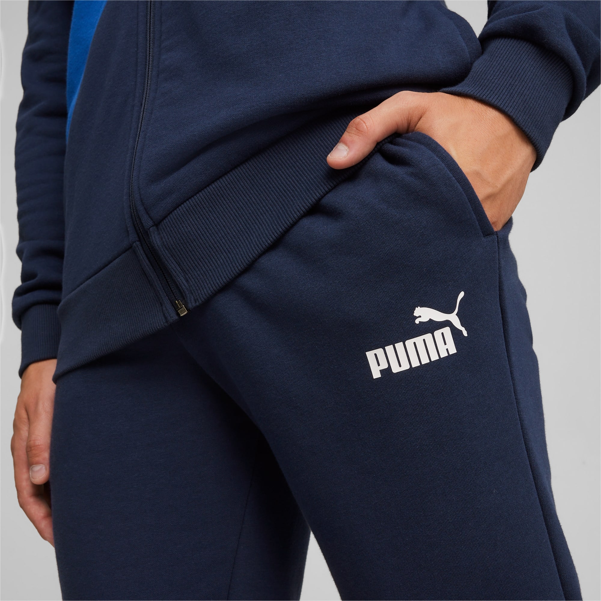 PUMA Power Men's Tracksuit, Dark Blue, Size XS, Clothing