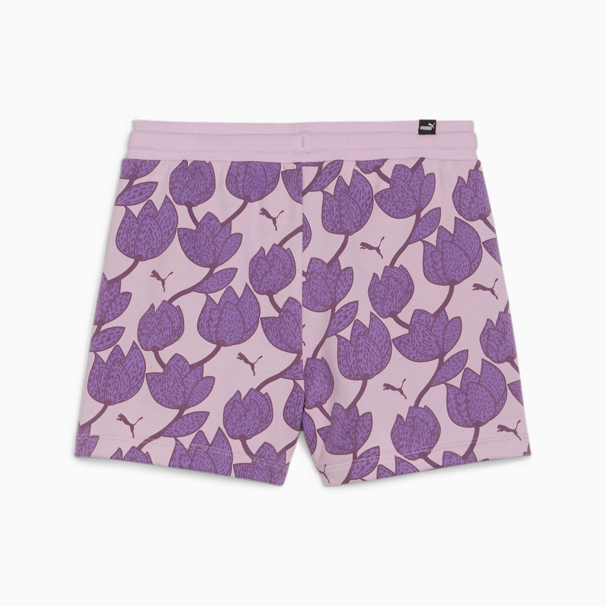 PUMA ESS+ BLOSSOM short, Paars