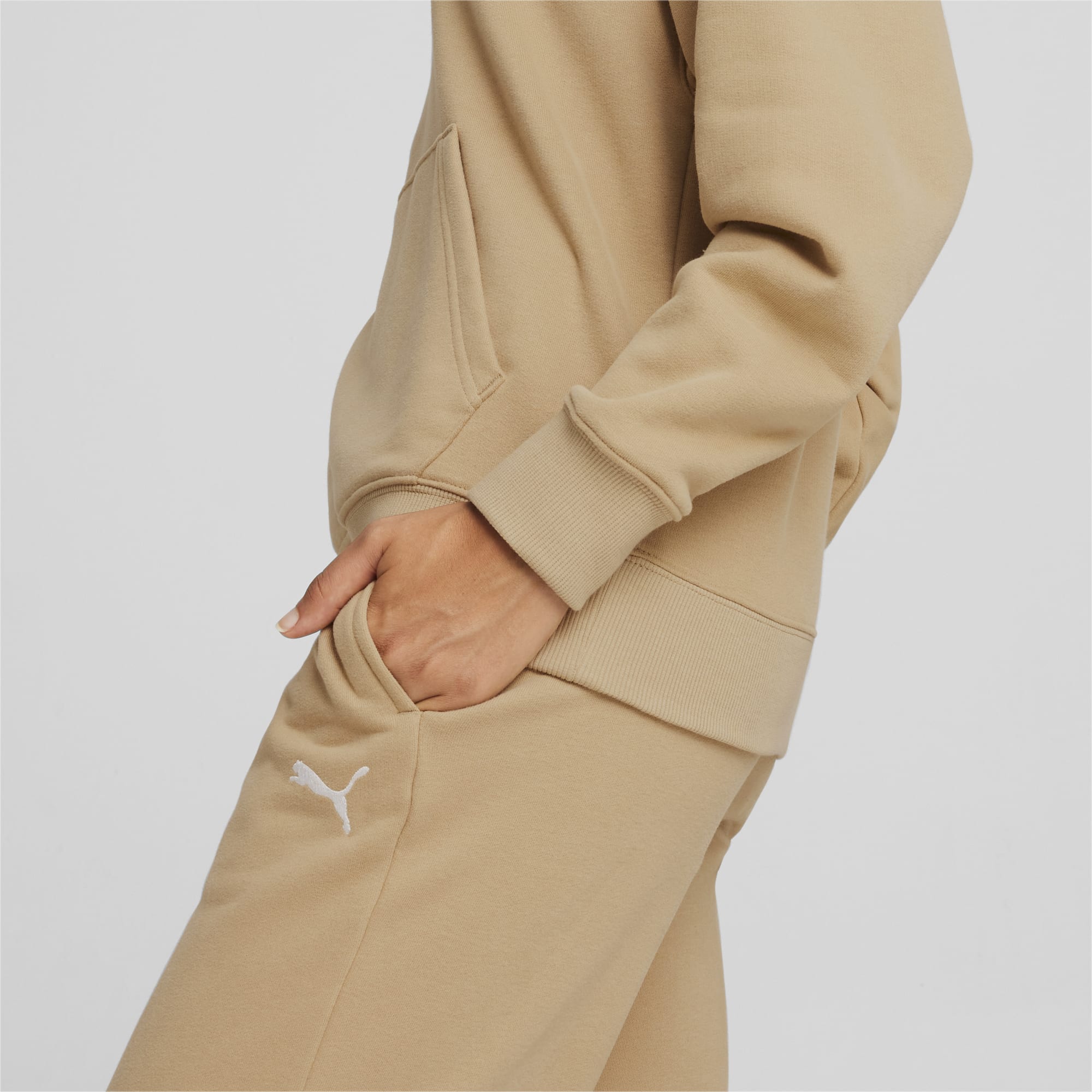 PUMA Loungewear Women's Track Suit, Prairie Tan, Size XXS, Clothing