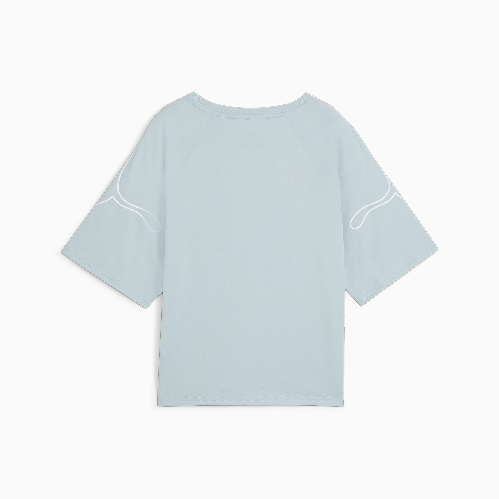 PUMA MOTION Cat T-shirt voor Dames, Turquoise Surf